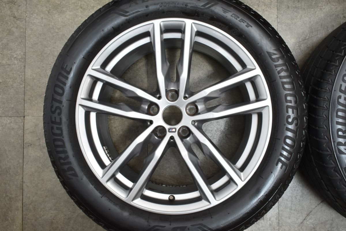 ダブルスポーク698M】BMW G01 X3 Mスポーツ 純正 19in 7.5J +32 PCD112 