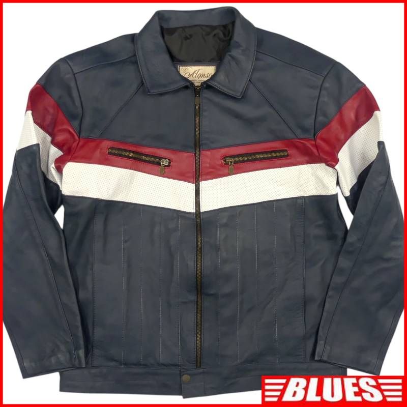 Alonso アロンソ ライダースジャケット XL 本革 シングルライダース 