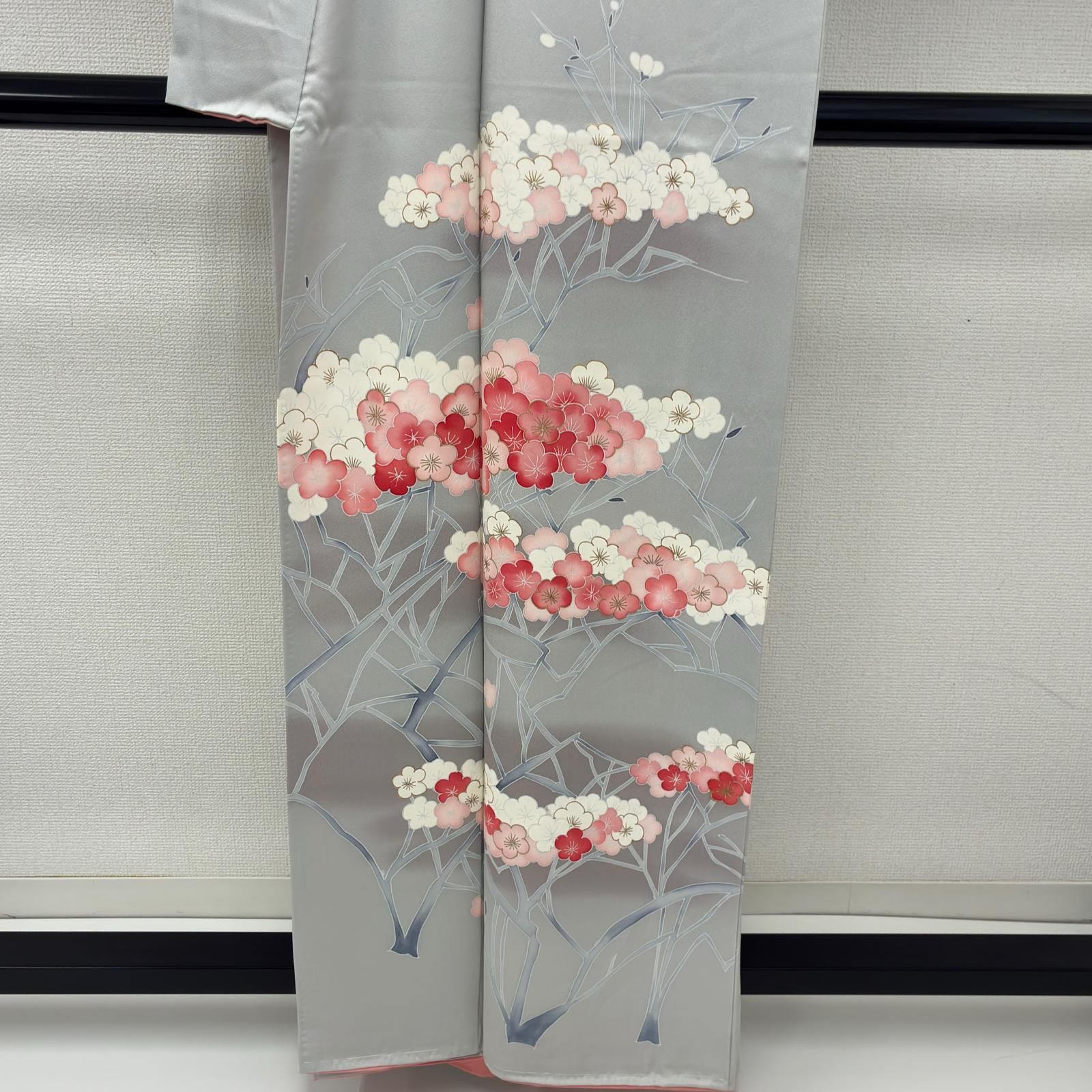 付下げ 友禅 上品な花柄の染め 紋無し 正絹 着物 MK-5894 - メルカリ