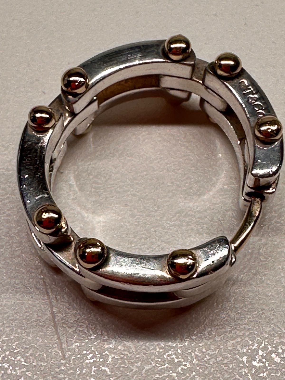 至高の逸品 Tiffany & Co. ゲートリンク フープ ピアス - メルカリ