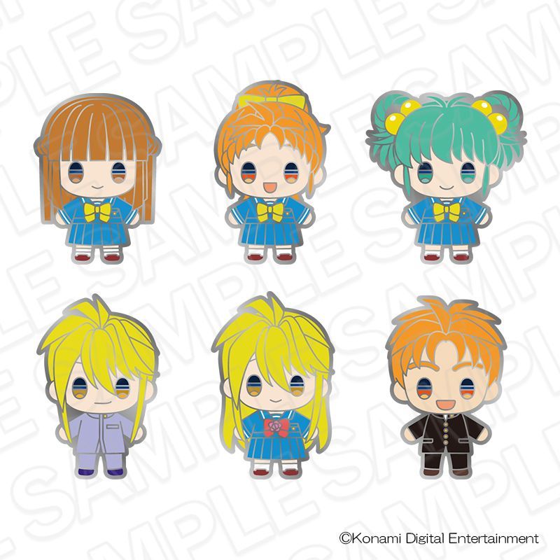 ときめきメモリアル ピンズバッジ 全16種 新作入荷，2025】 『ときめきメモリアル』ピンズバッジ C セット