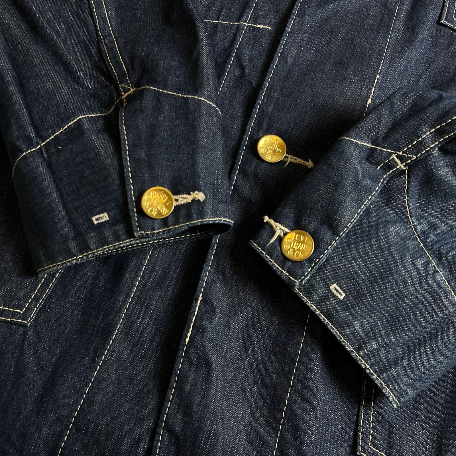 リーバイスビンテージクロージング/デニムカバーオール/チェンジボタン/日本製 LEVI'S VINTAGE CLOTHING 10067-01 デニムカバーオール 42 チェンジ