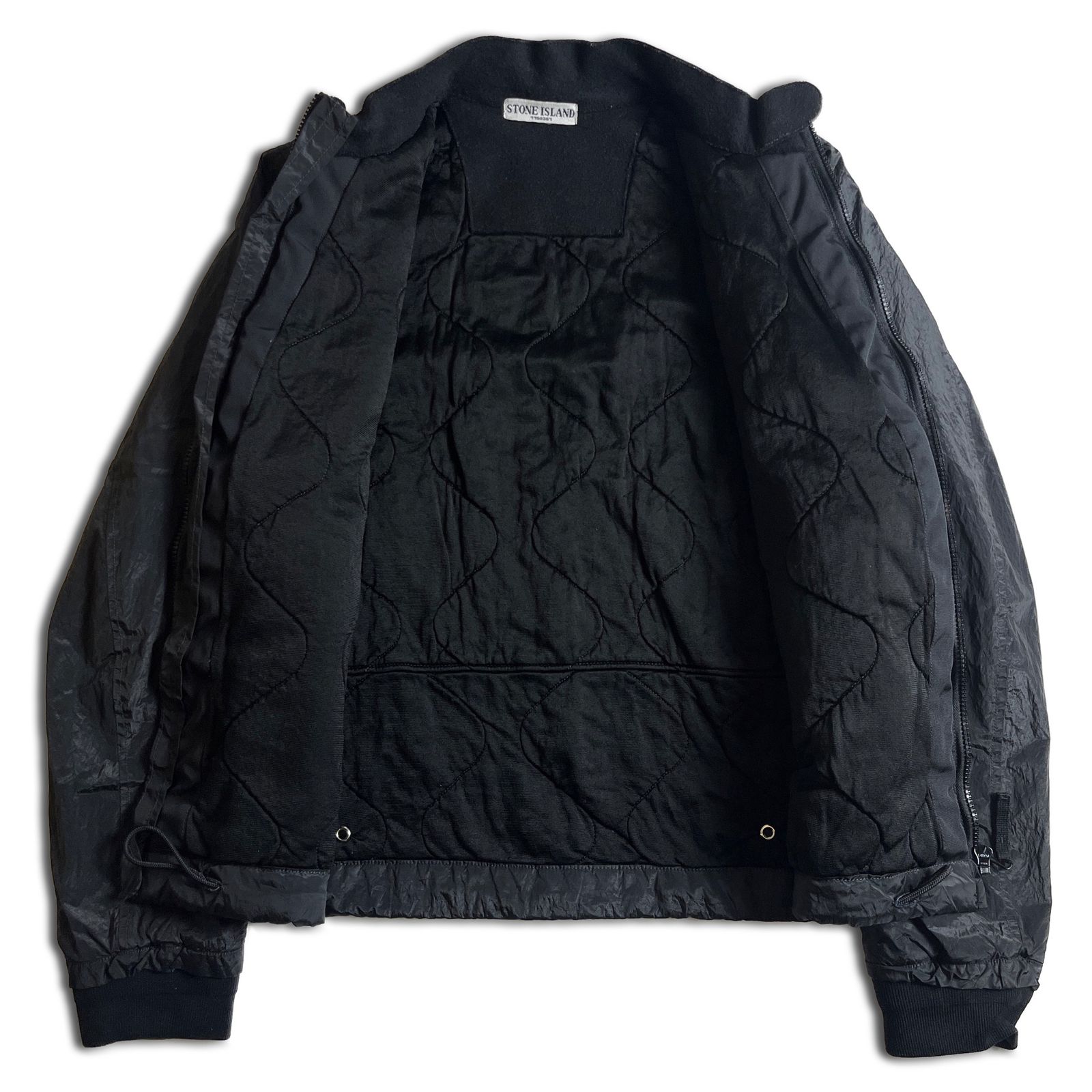 2007AW】STONE ISLAND ナイロンメタル ジップアップジャケット S 