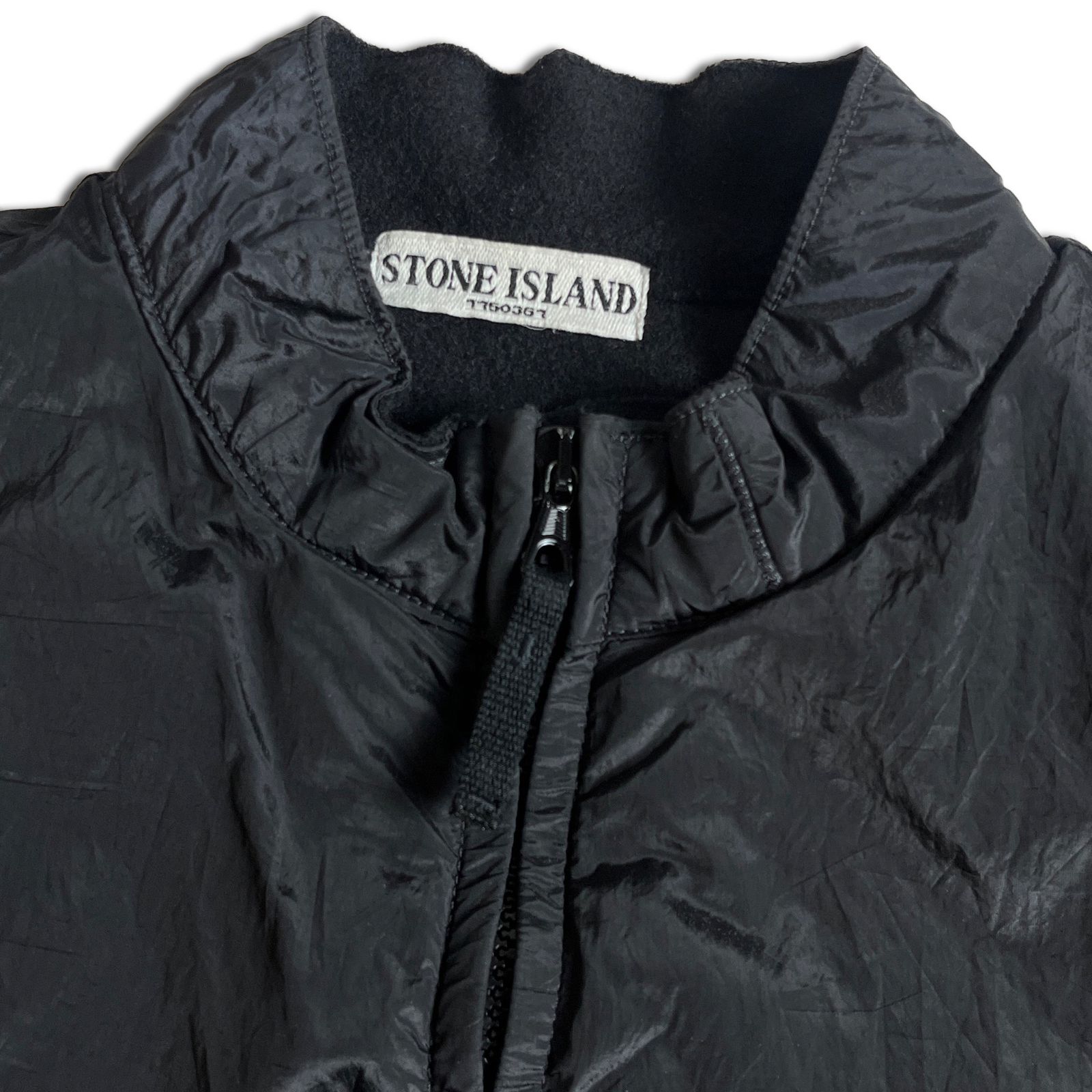 2007AW】STONE ISLAND ナイロンメタル ジップアップジャケット S 
