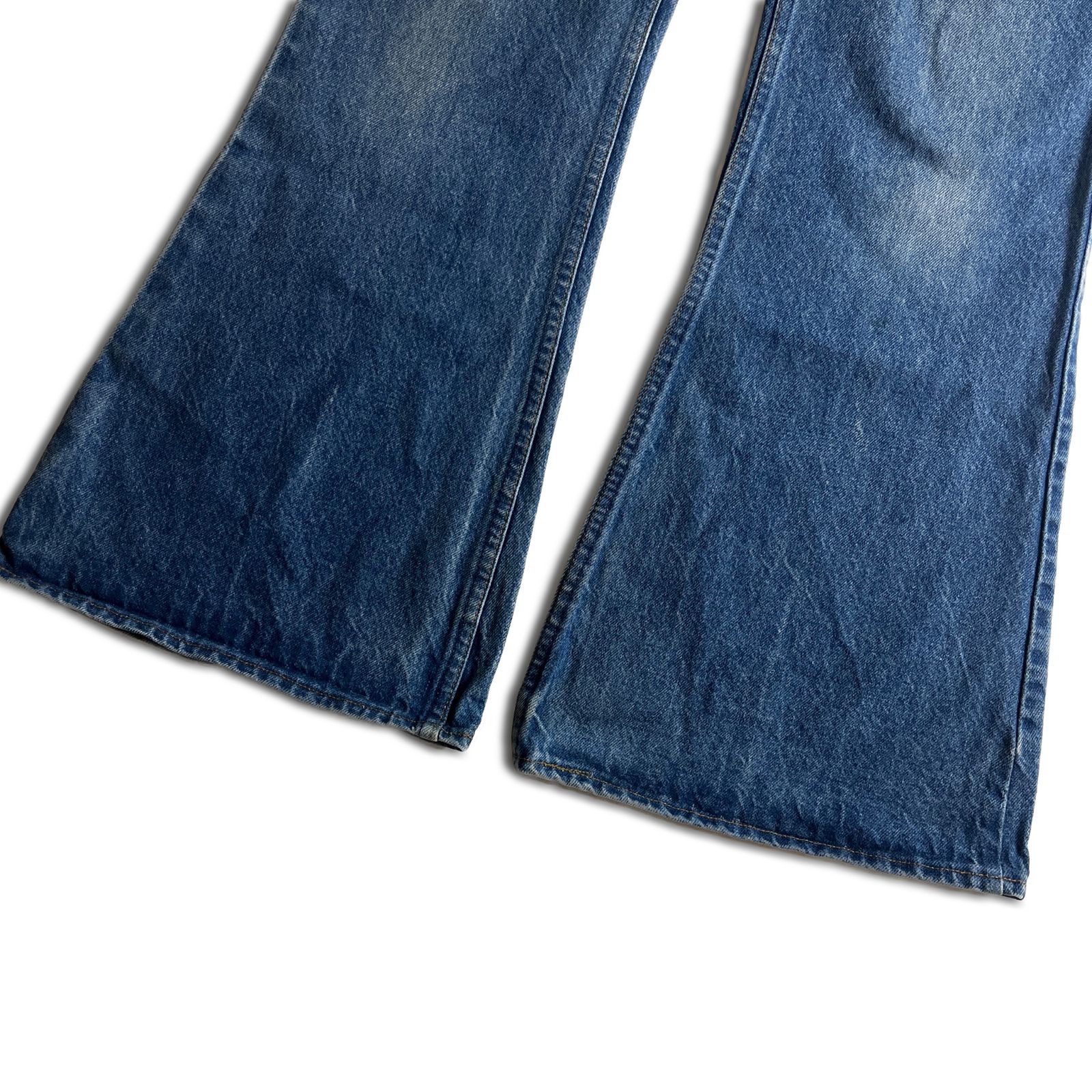 1980年製 W36】LEVI'S 684-0217 ビッグベル フレアデニムパンツ ボタン
