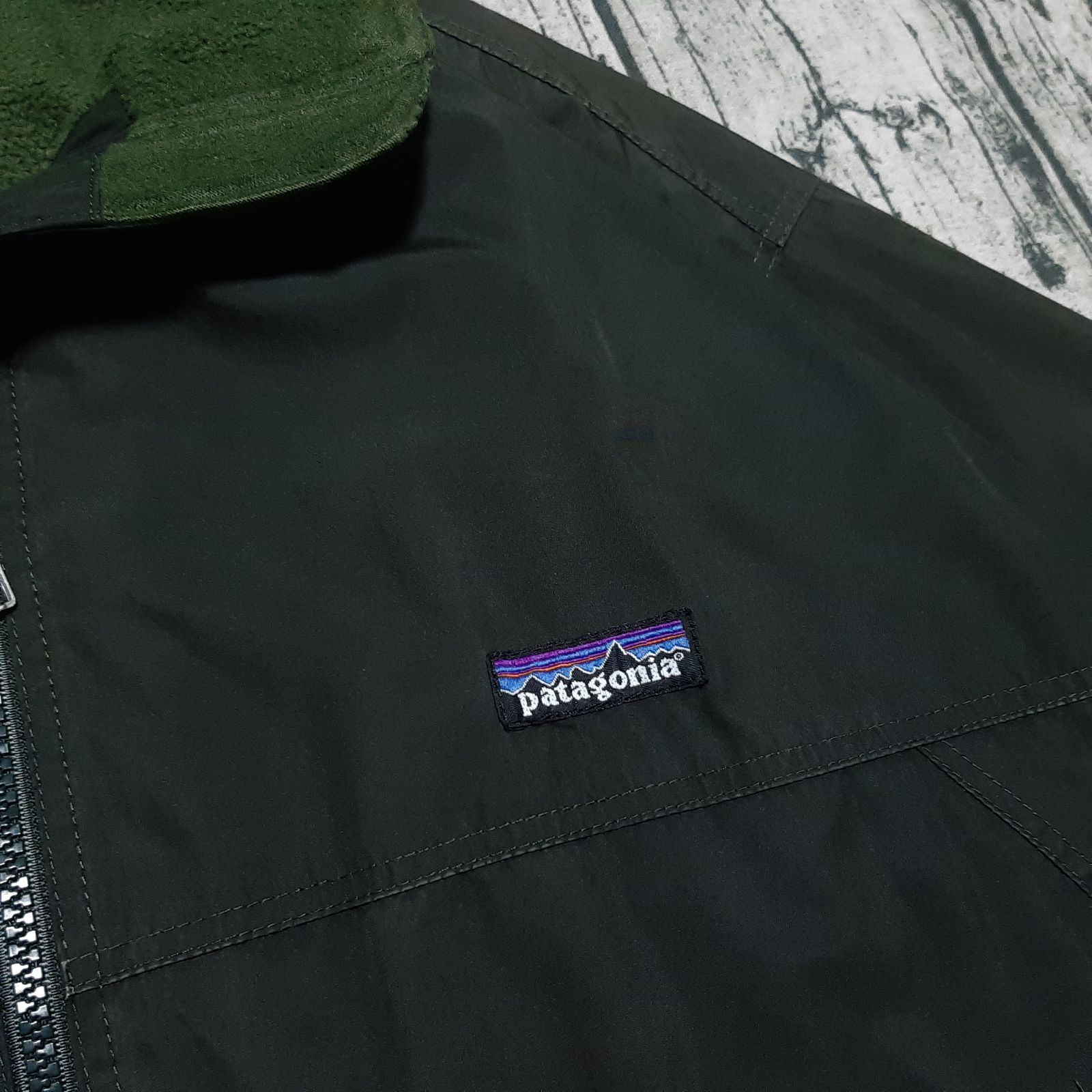 size M】パタゴニア シェルドシンチラ カーキグリーン 2006 patagonia 