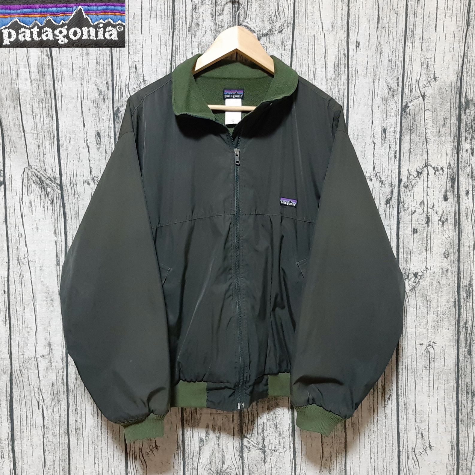 size M】パタゴニア シェルドシンチラ カーキグリーン 2006 patagonia 