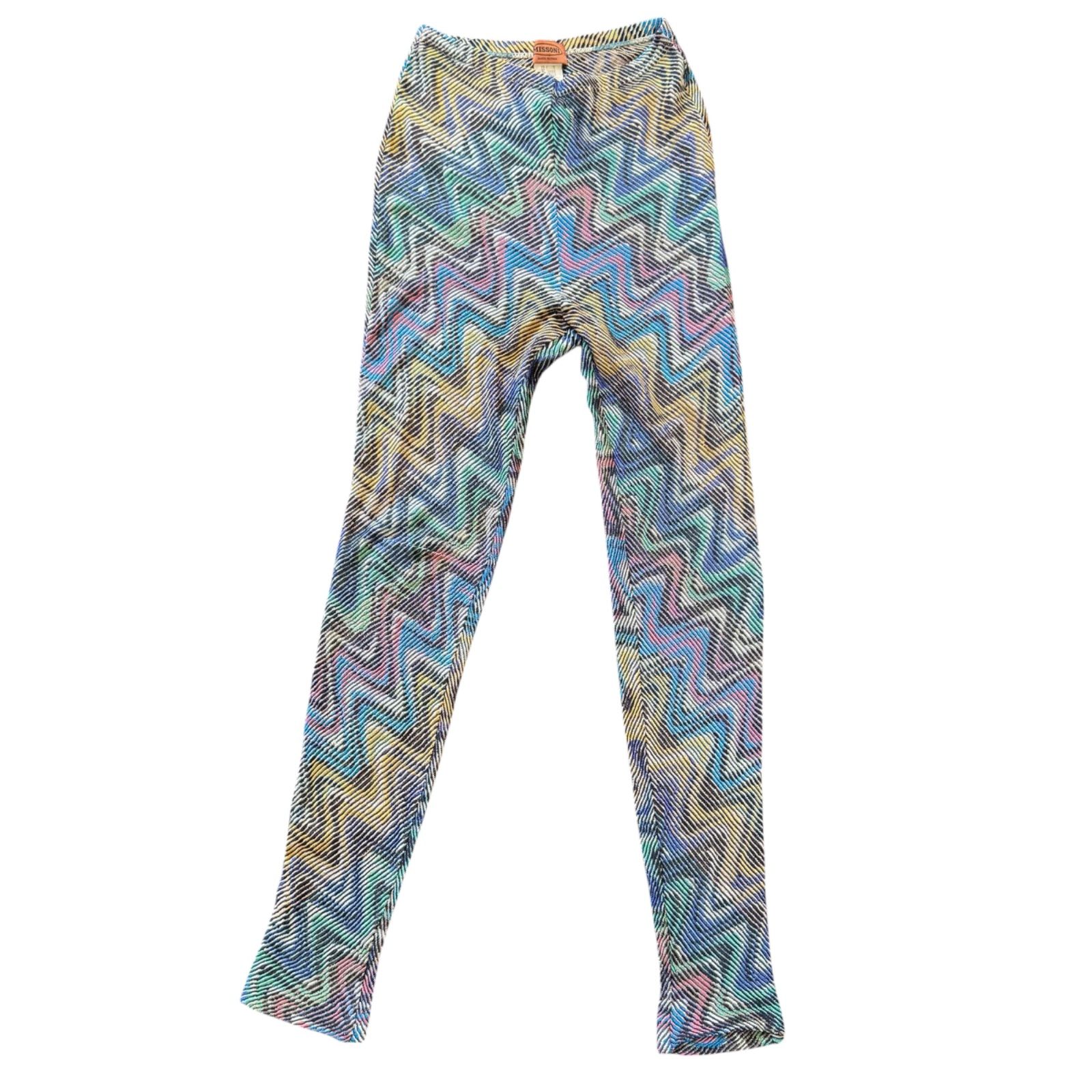 MISSONI ミッソーニ レディース パンツ レギンス ギザギザ柄 マルチ