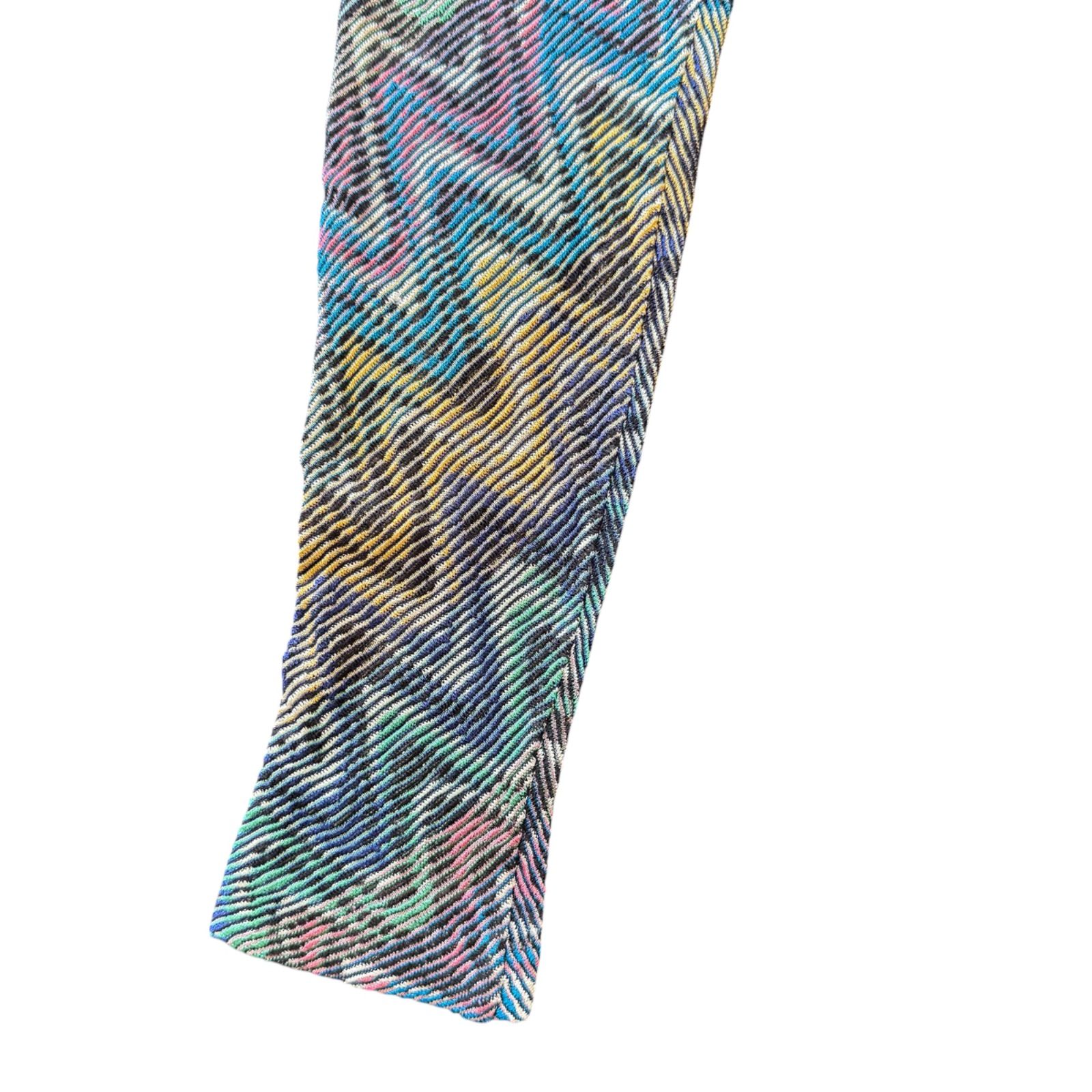 MISSONI パンツ ミッソーニ レディース サイズ40 新品タグ付き MISSONI ミッソーニ レディース パンツ レギンス ギザギザ柄 マルチ