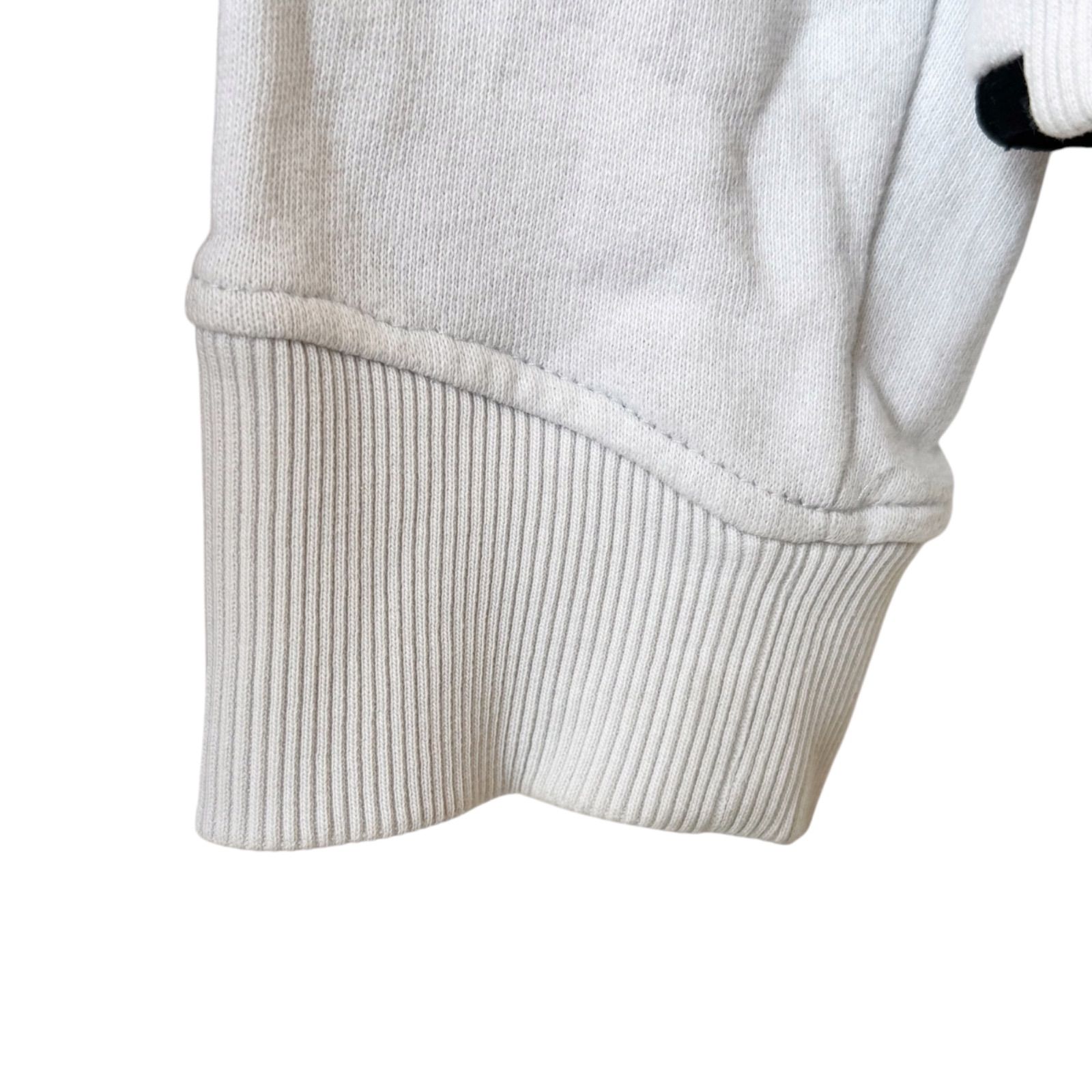 一点物】MONCLER モンクレール メンズ トレーナー 薄いグレー ロゴ入り 