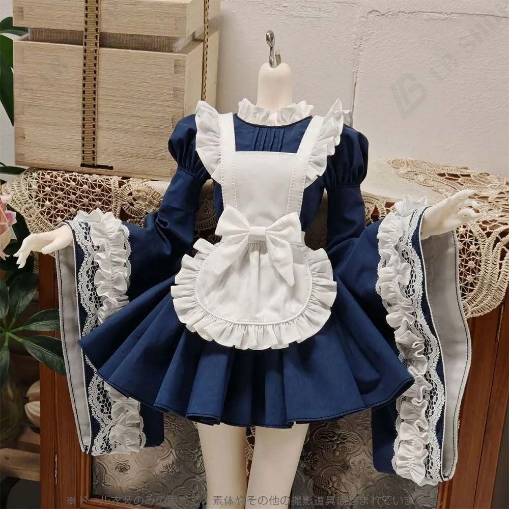 メイド服 スカートセットドール衣装ドール服 3点セット スカート+