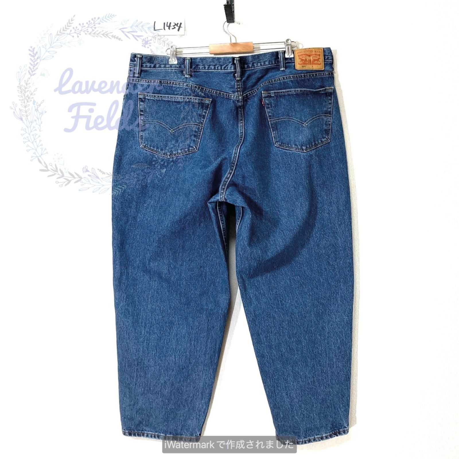 リーバイス560LEVI'SデニムパンツL1434△大きいサイズ w46バギーパッチ