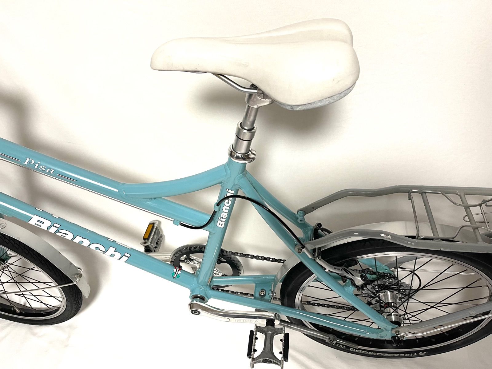 0264【即乘】送料無料 Bianchi ミニベロ Pisa 小径車 クロスバイク 