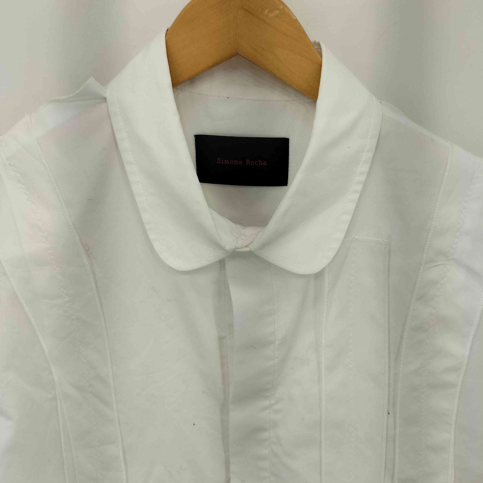 Simone Rocha(シモーネロシャ) アシンメトリーパーネル シャツ シモーネロシャ Simone Rocha アシンメトリーパーネル シャツ