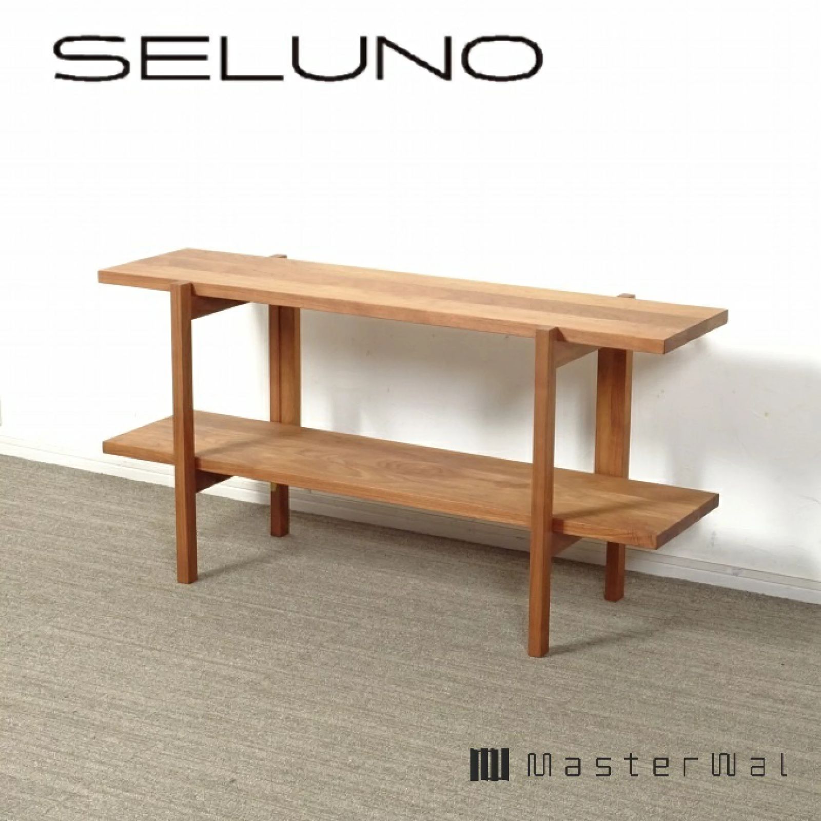 ︎SELUNO ︎ 【展示美品】MASTERWAL マスターウォール LAYER / レイヤー リビングラック / ウォールナット無垢材 16 ...