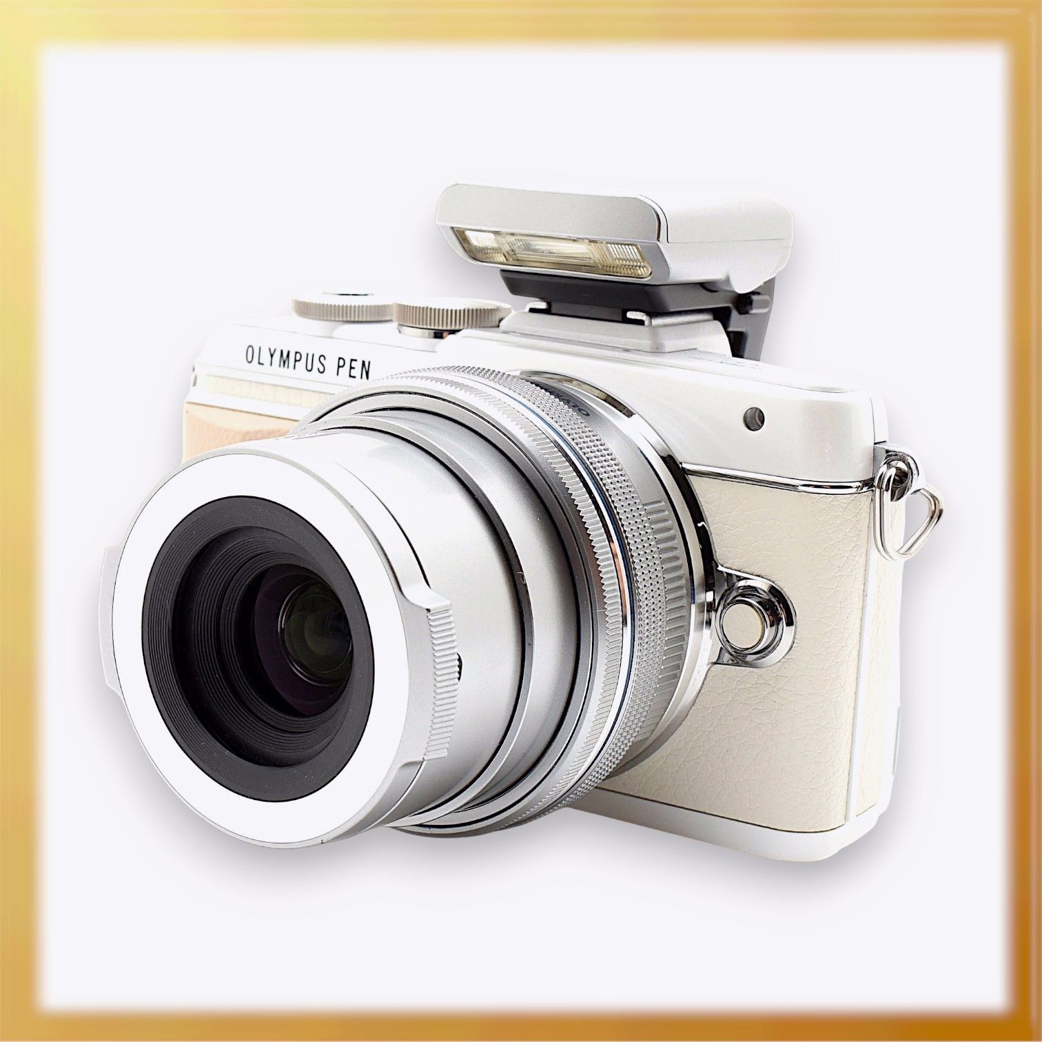 極美品｜OLYMPUS PEN E-PL7 14-42mm EZレンズキット ホワイト ミラー 