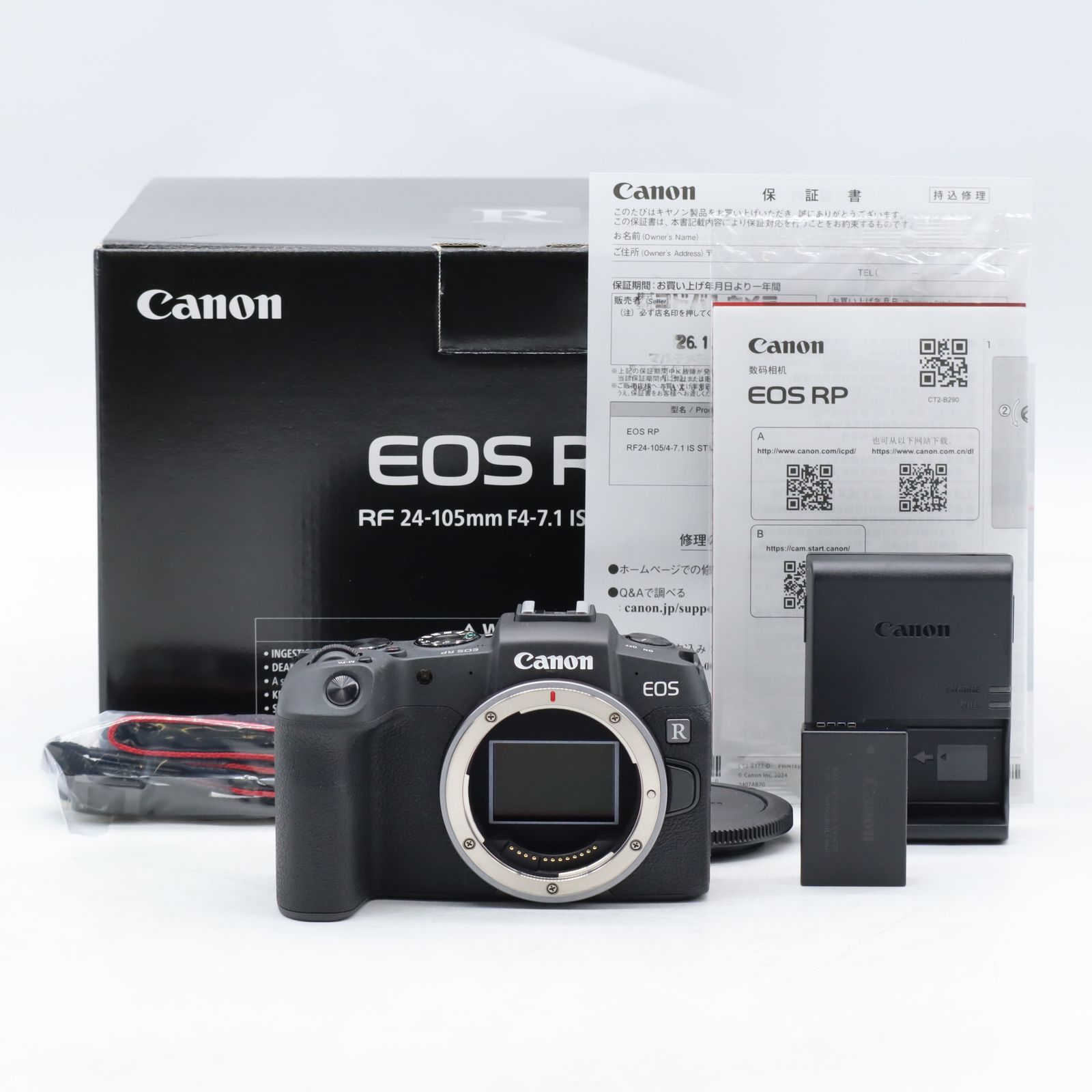 Canon EOS RP ボディ ショット数 1000以下 メーカー保証書付 ほぼ新品 