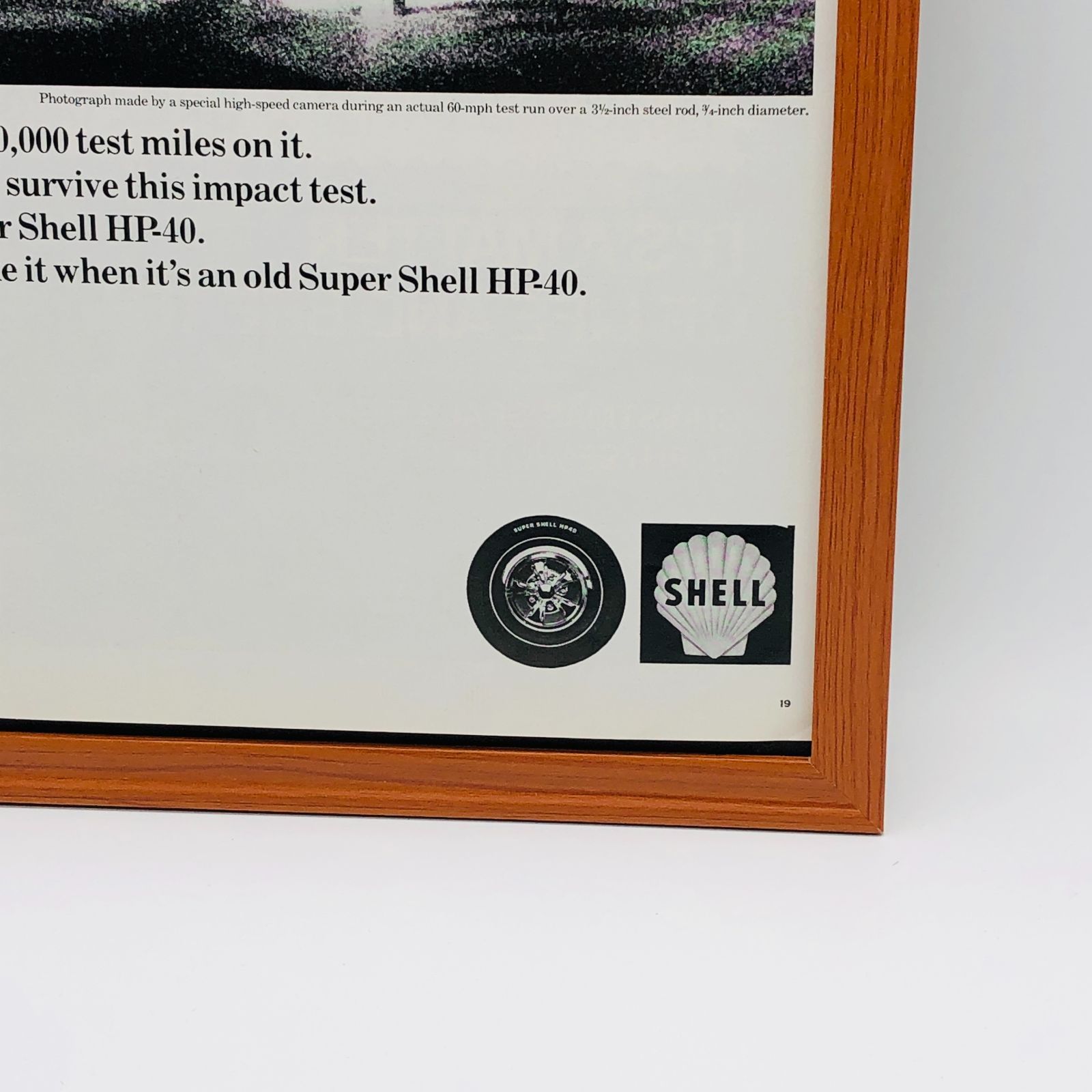SHELL 1928年 ヴィンテージ 広告プレート 【公式通販】