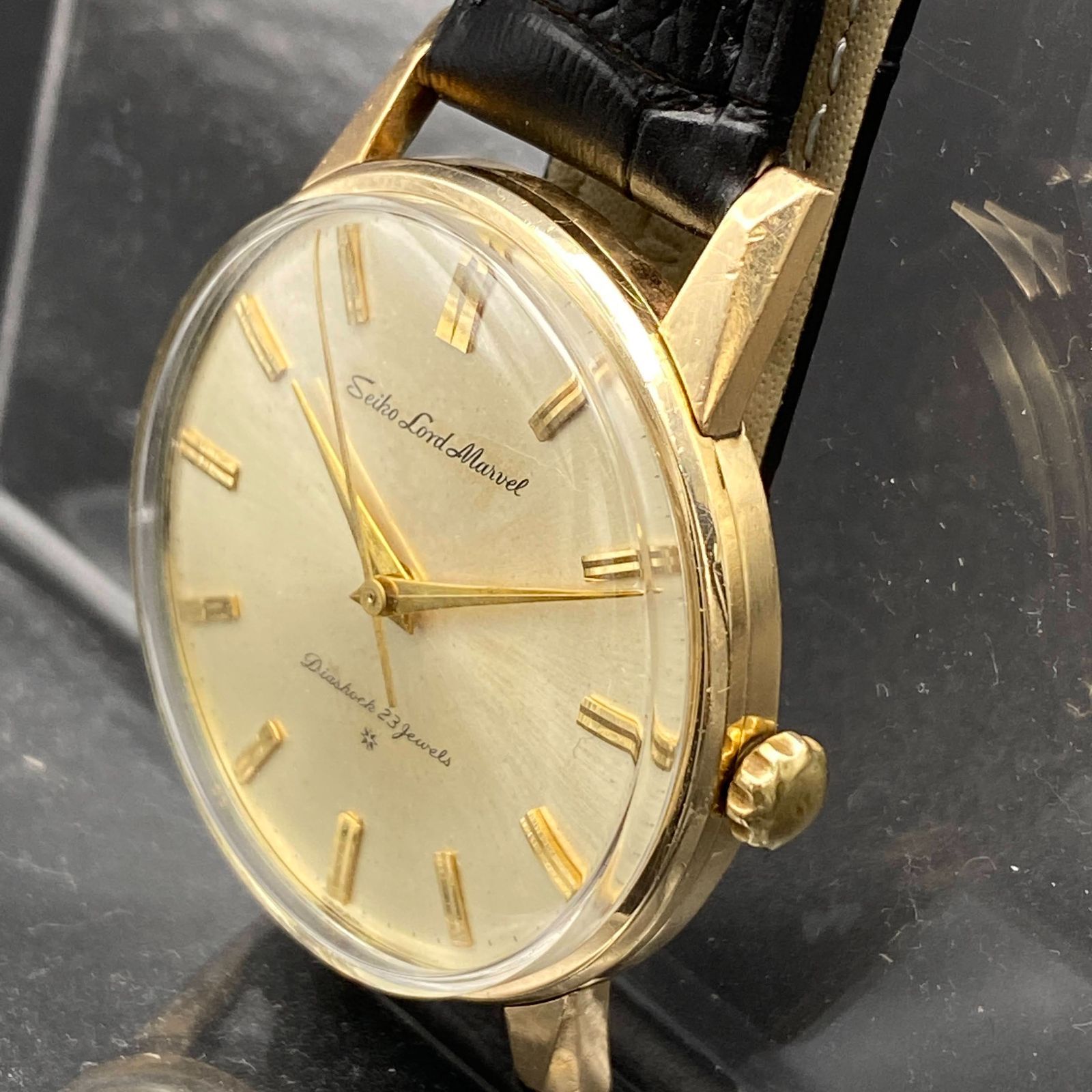 OH済み セイコー SEIKO ロードマーベル LORD MARVEL SD文字盤 15023E 
