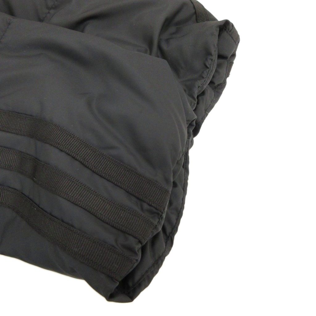 最安値　美品 adidas ダウンコート ベンチコート 黒 ファー Lサイズ adidas（アディダス） ベンチコート ダウンコート 名入れ刺繍1段無料