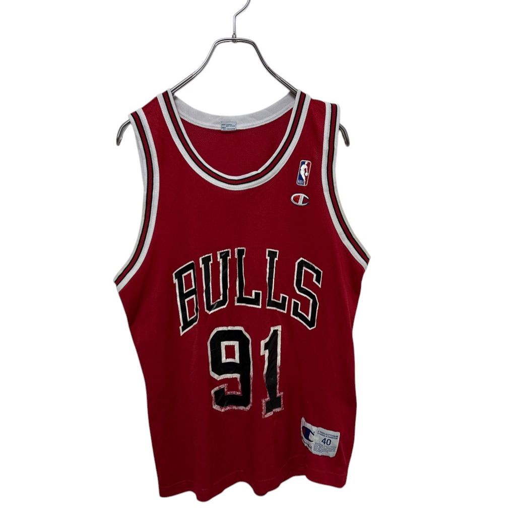 ブルズ　ゲームシャツ Champion】 90s NBA Chicago Bulls Basketball Shirts シカゴブルズ