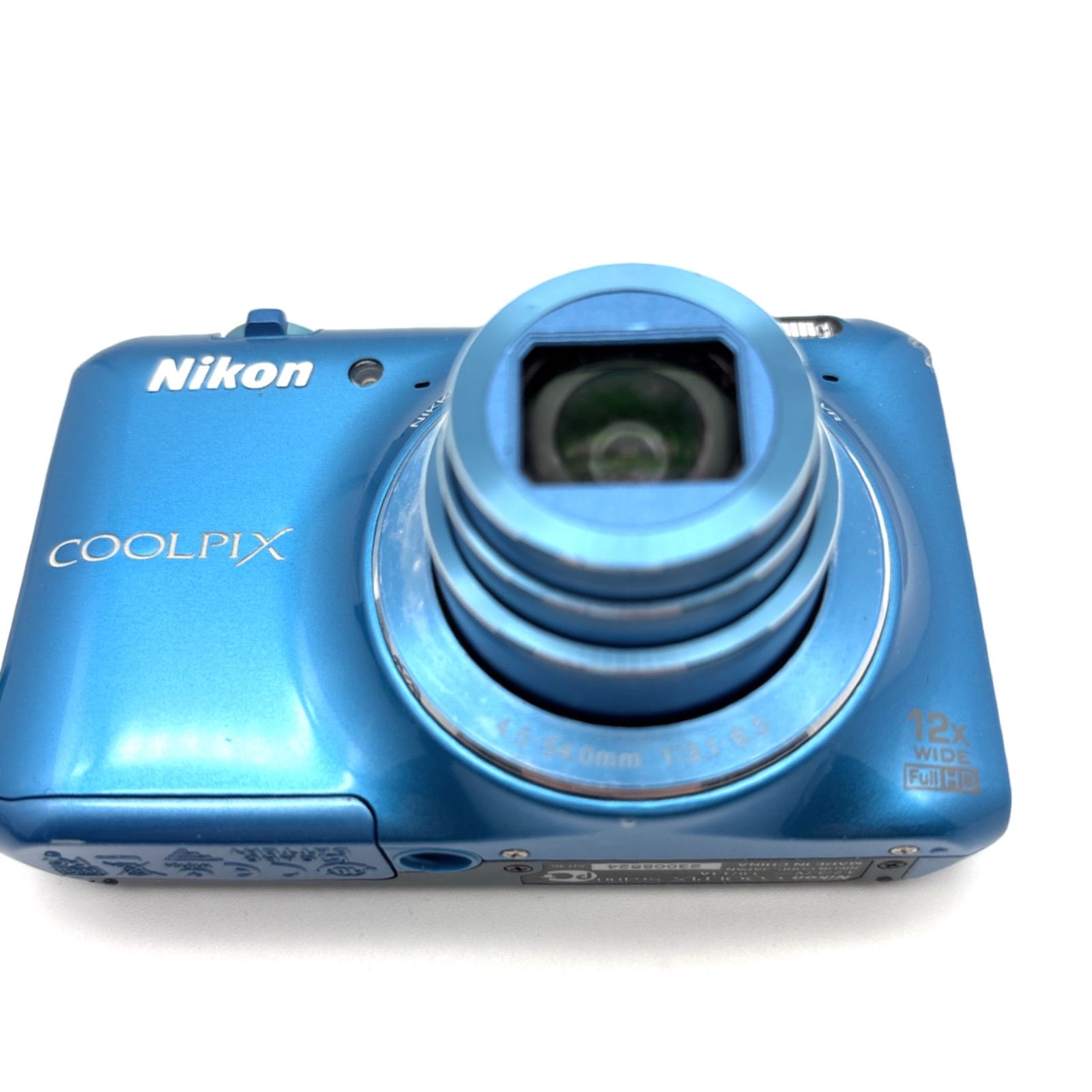 通電・撮影OK】Nikon COOLPIX S6400 ブルー 液晶ヒビあり - メルカリ