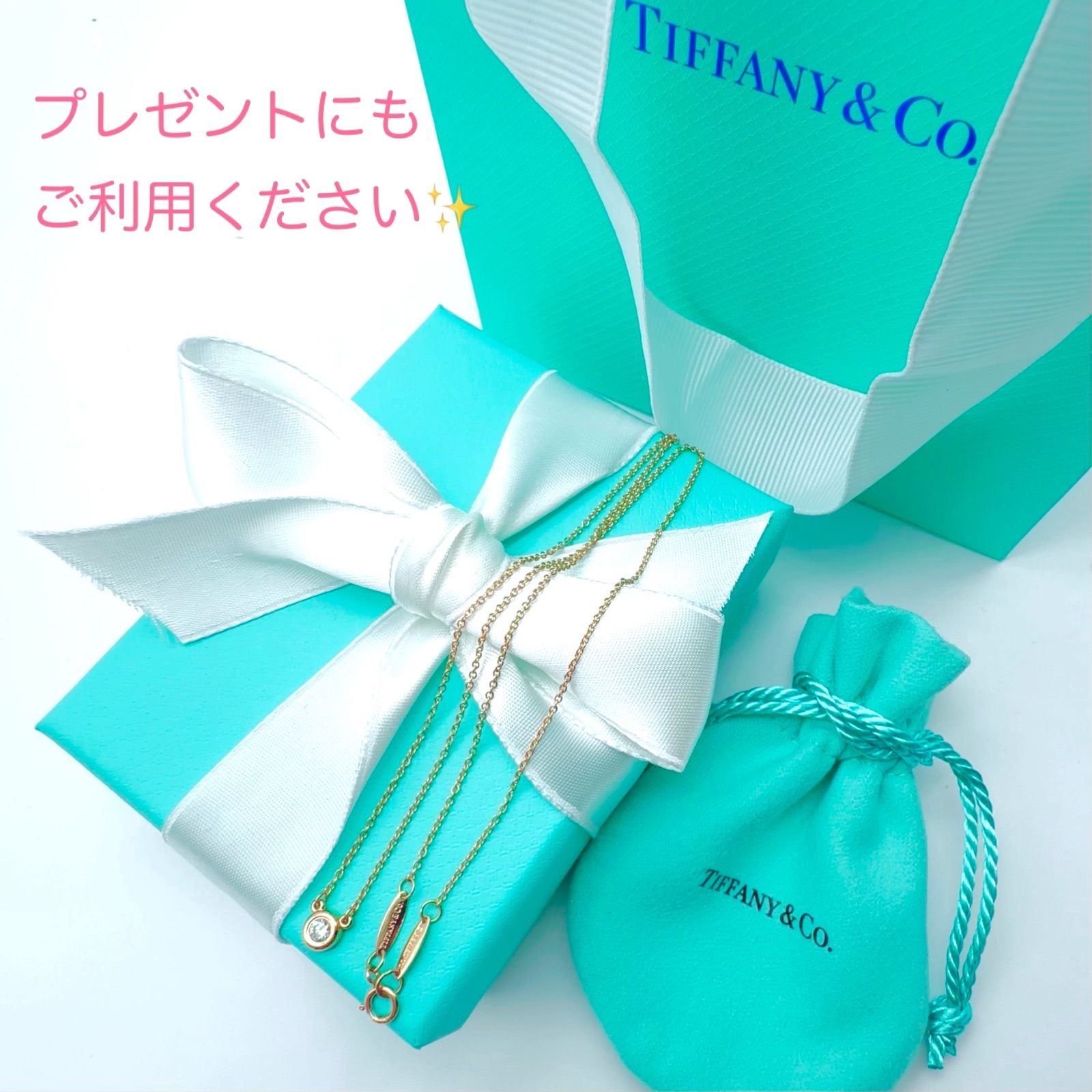 美品✨Tiffanyティファニーバイザヤードダイヤモンドネックレス 美品✨Tiffanyティファニーバイザヤードダイヤモンドネックレス