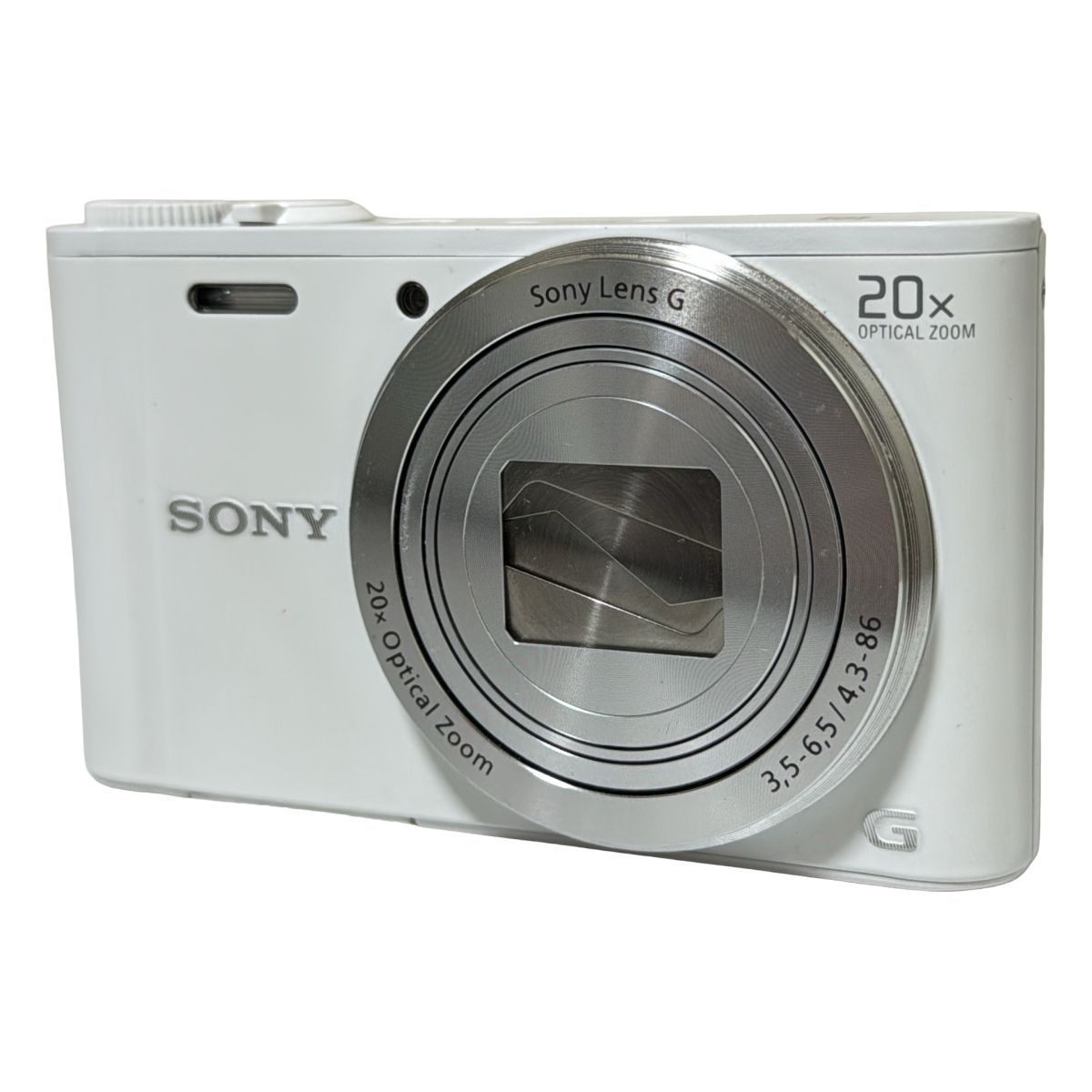 ジャンク】SONY デジカメ CyberShot DSC-WX350 ホワイト 海外モデル 