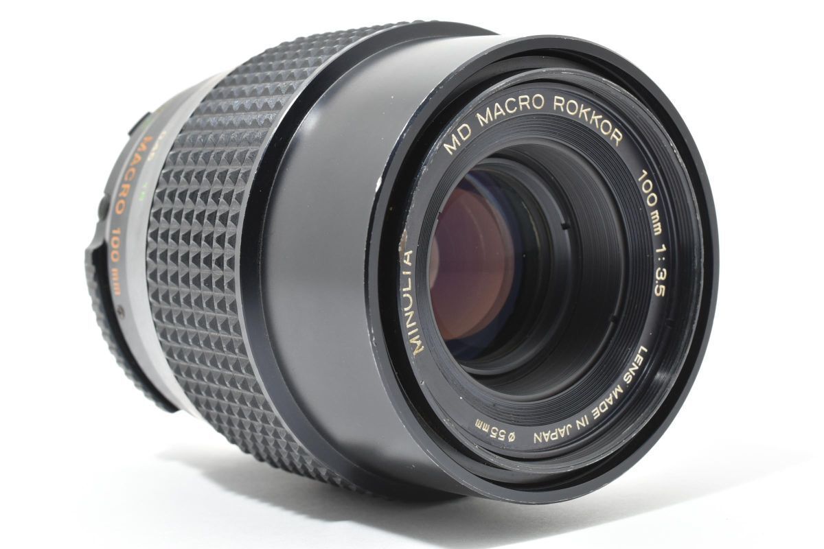 作例付き MINOLTA MD マクロ50mm F3.5 管mpr ,#カメケンMINOLTAMD