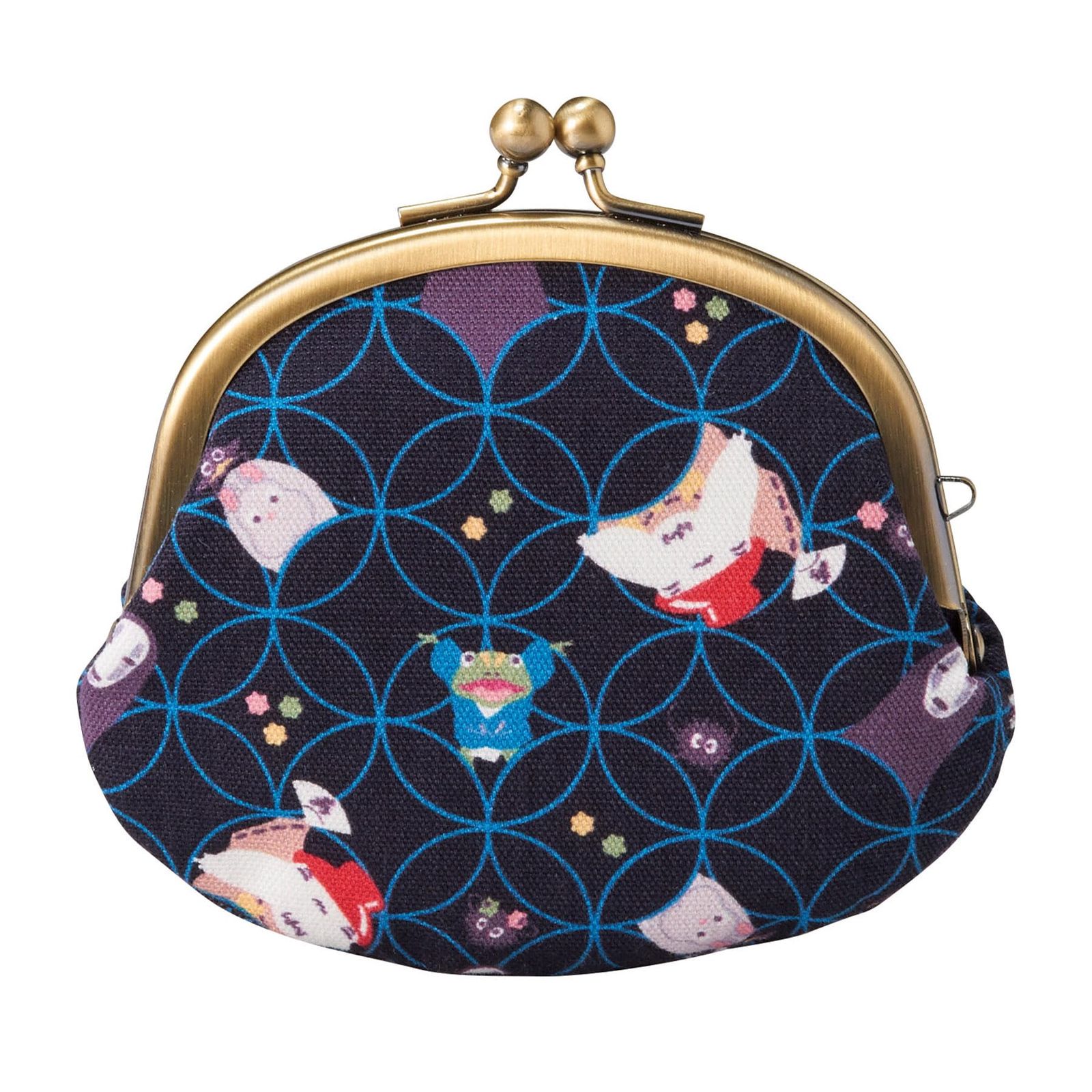 新品 丸眞 ポーチ ジブリ 千と千尋の神隠し 神々と金平糖 1165041700 H9×W11cm