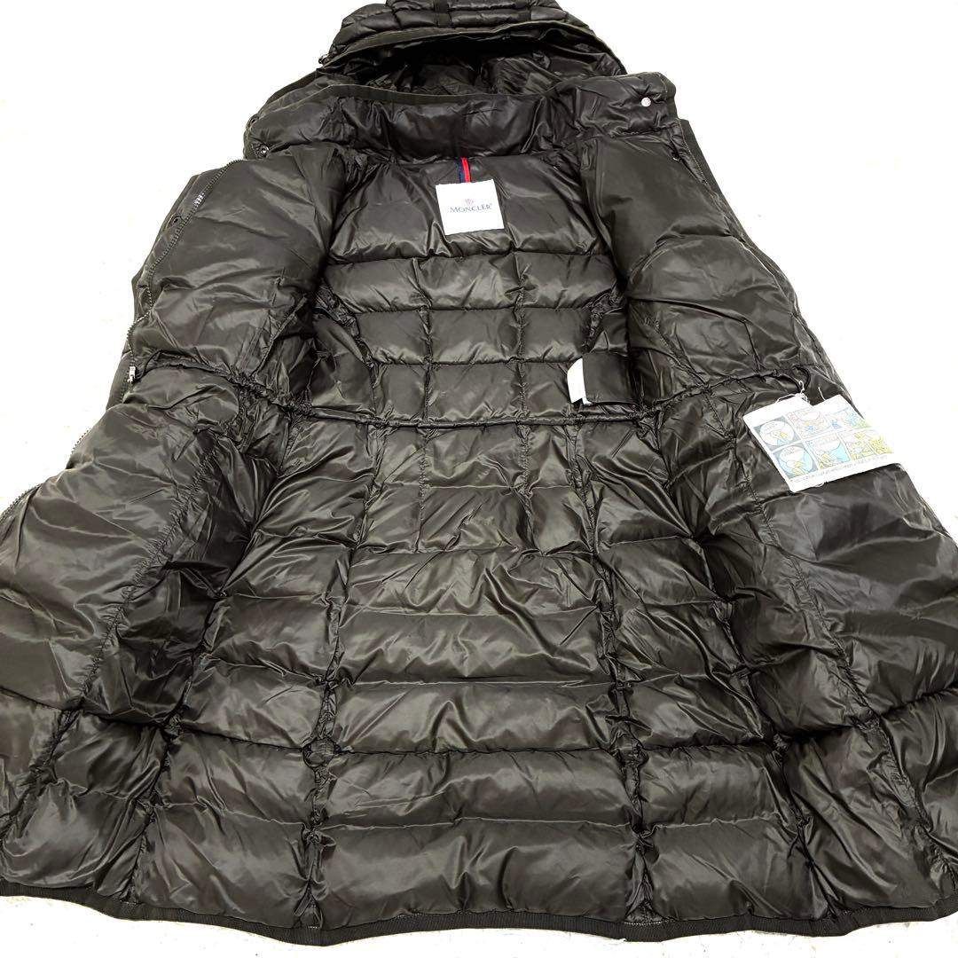 美品 MONCLER モンクレール エルミンヌ HERMINE ダウンコート ロング
