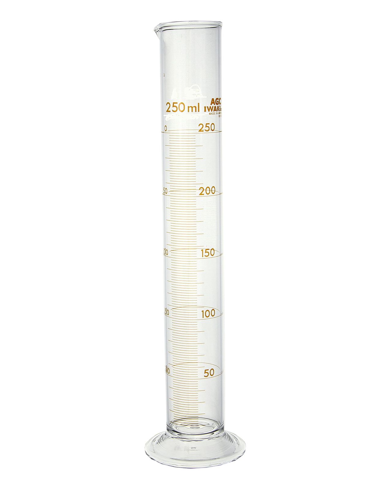 新品 IWAKI メスシリンダー(ニューエクセレント) 250mL 1本 3022CYL250E