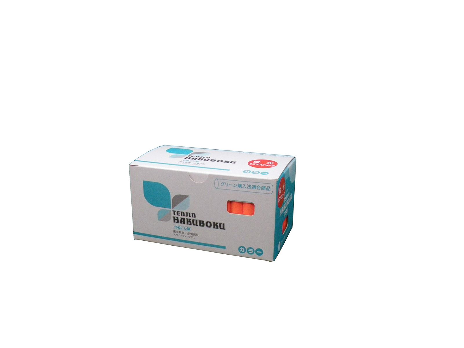 新品 日本白墨工業 ルミナスチョーク 100本入り オレンジLCH-2