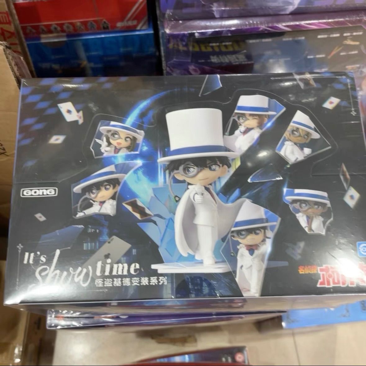 名探偵コナン　中国限定　GONG 共鳴　キッドフィギュアアソートボックス 海外限定 6種セット GONG 名探偵コナン 怪盗キッド変装シリーズ