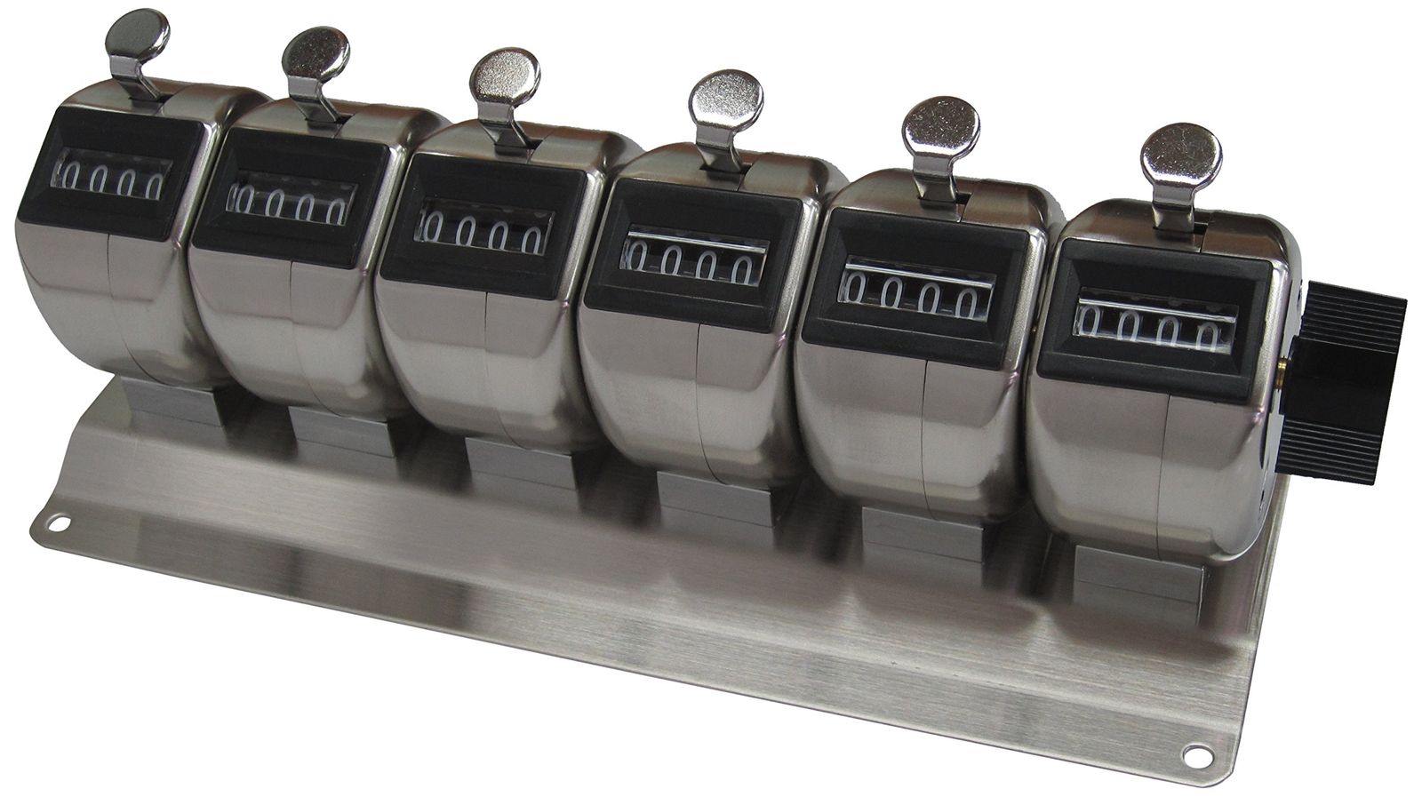 新品 ステンレス製 6連式 数取器 (カウンター) HM404-6