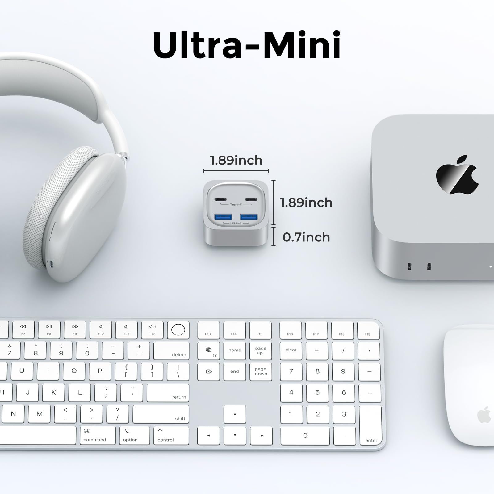 Mac mini M4 ハブ 6-in-1 USBハブ 新品 - メルカリ