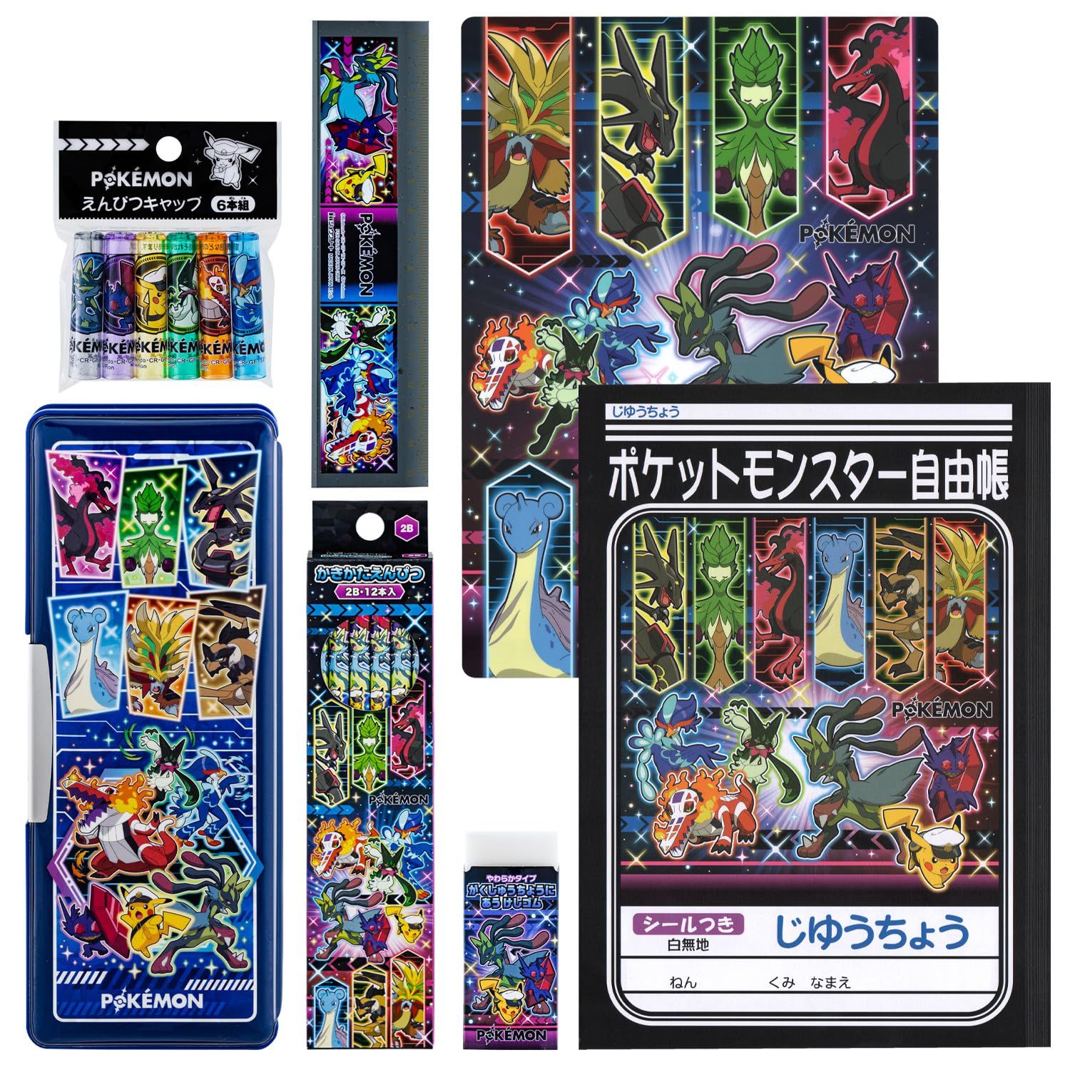 新品 ショウワノート ポケットモンスター 文具セット ギフトセット 7点セット 950729M10