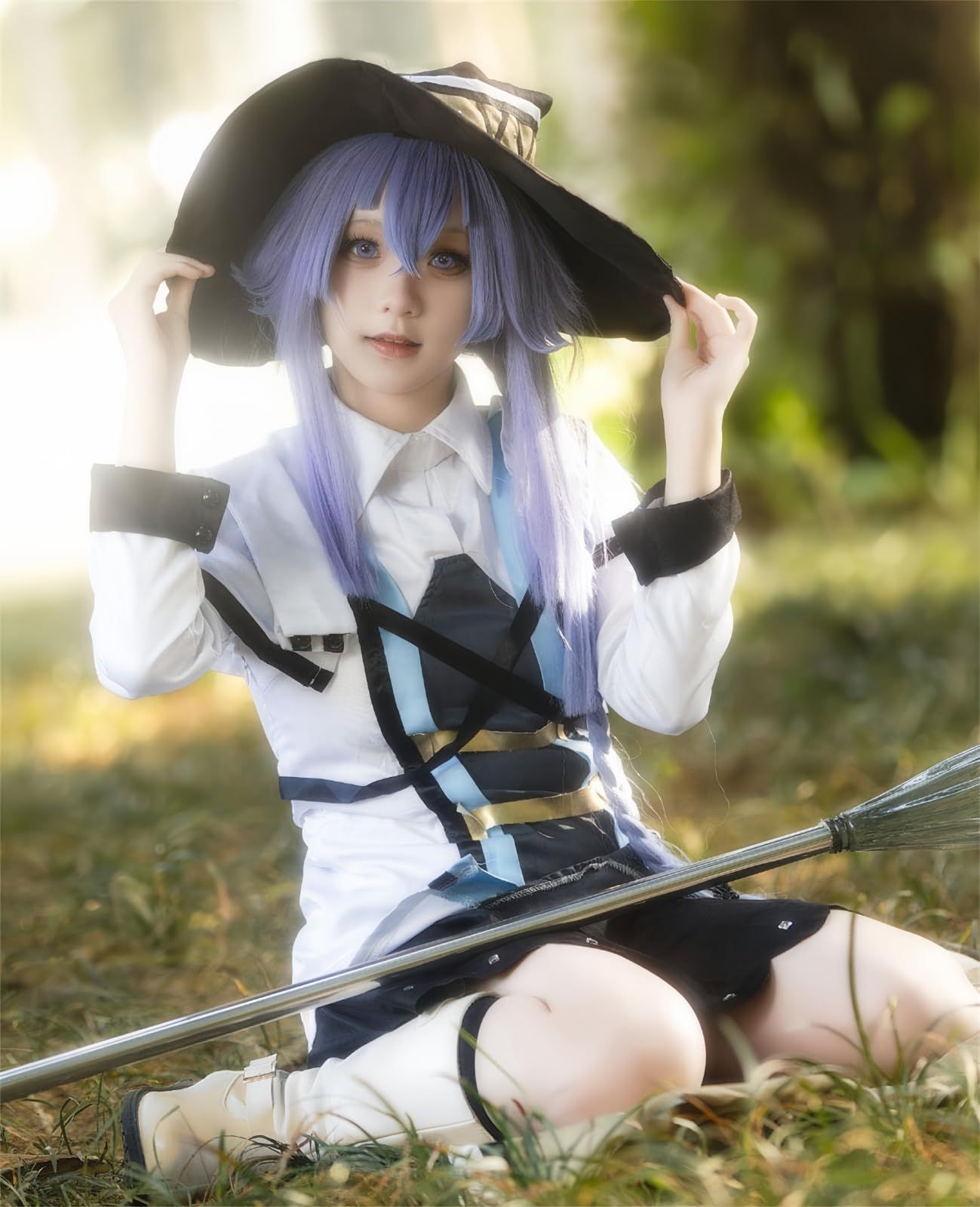 新品 [NOKIJP] 無職転生 コスプレ ウィッグ付き ロキシー コスプレ