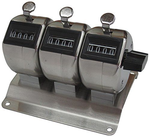 新品 ステンレス製 3連式 数取器 （カウンター） HM404-3