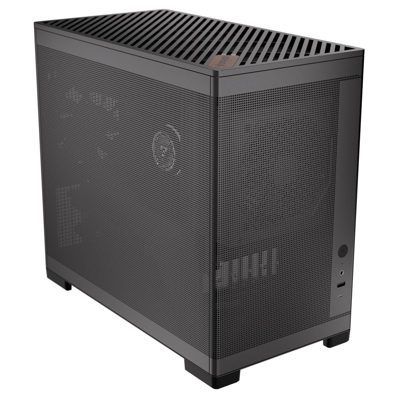 新品 Okinos PCケース MiniArt 4 ブラック 120mmファン3個を標準搭載したミニタワーPCケース OKINOS MiniArt 4 Compact MicroATX Case