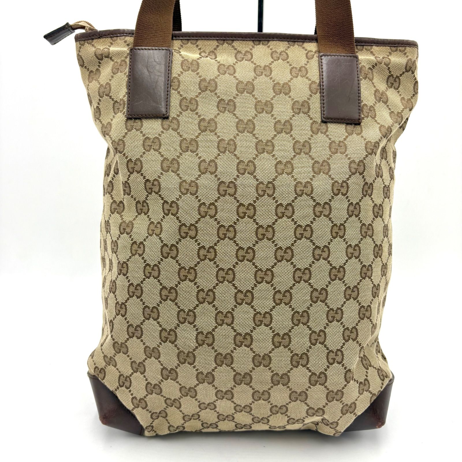 GUCCI グッチ GGキャンバス トートバッグ ショルダーバッグ A4肩掛け可