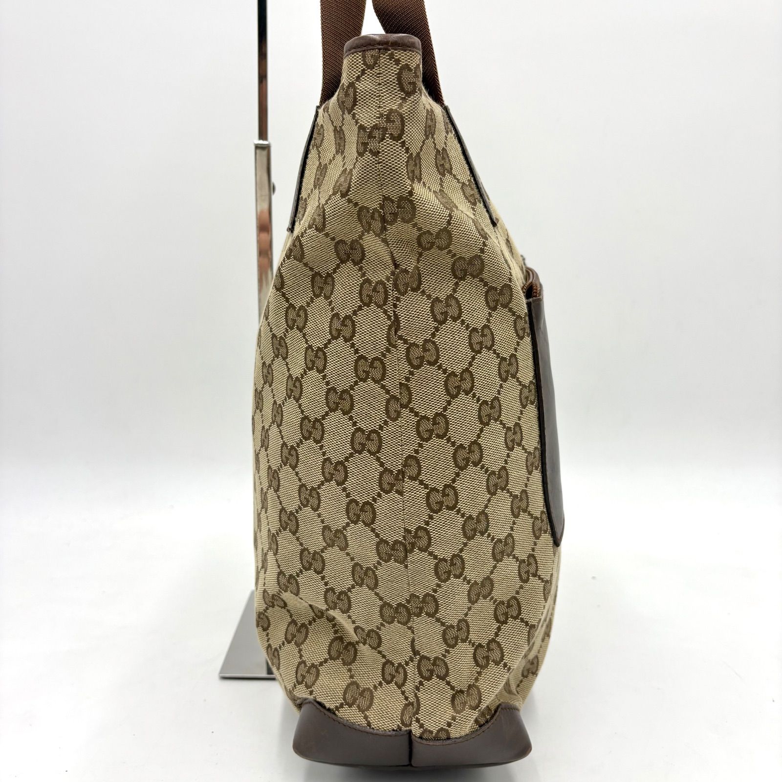 GUCCI グッチ GGキャンバス トートバッグ ショルダーバッグ A4肩掛け可