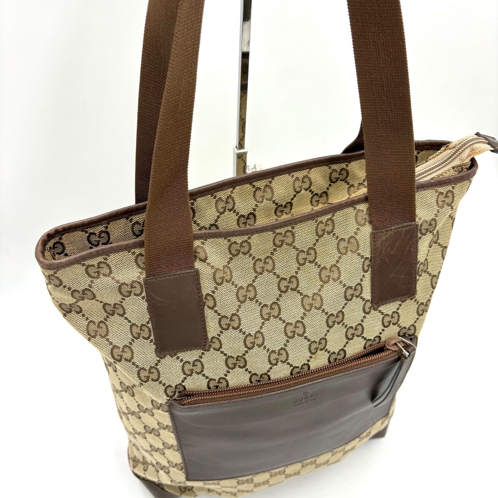 GUCCI グッチ GGキャンバス トートバッグ ショルダーバッグ A4 GUCCI グッチ GGキャンバス トートバッグ ショルダーバッグ A4
