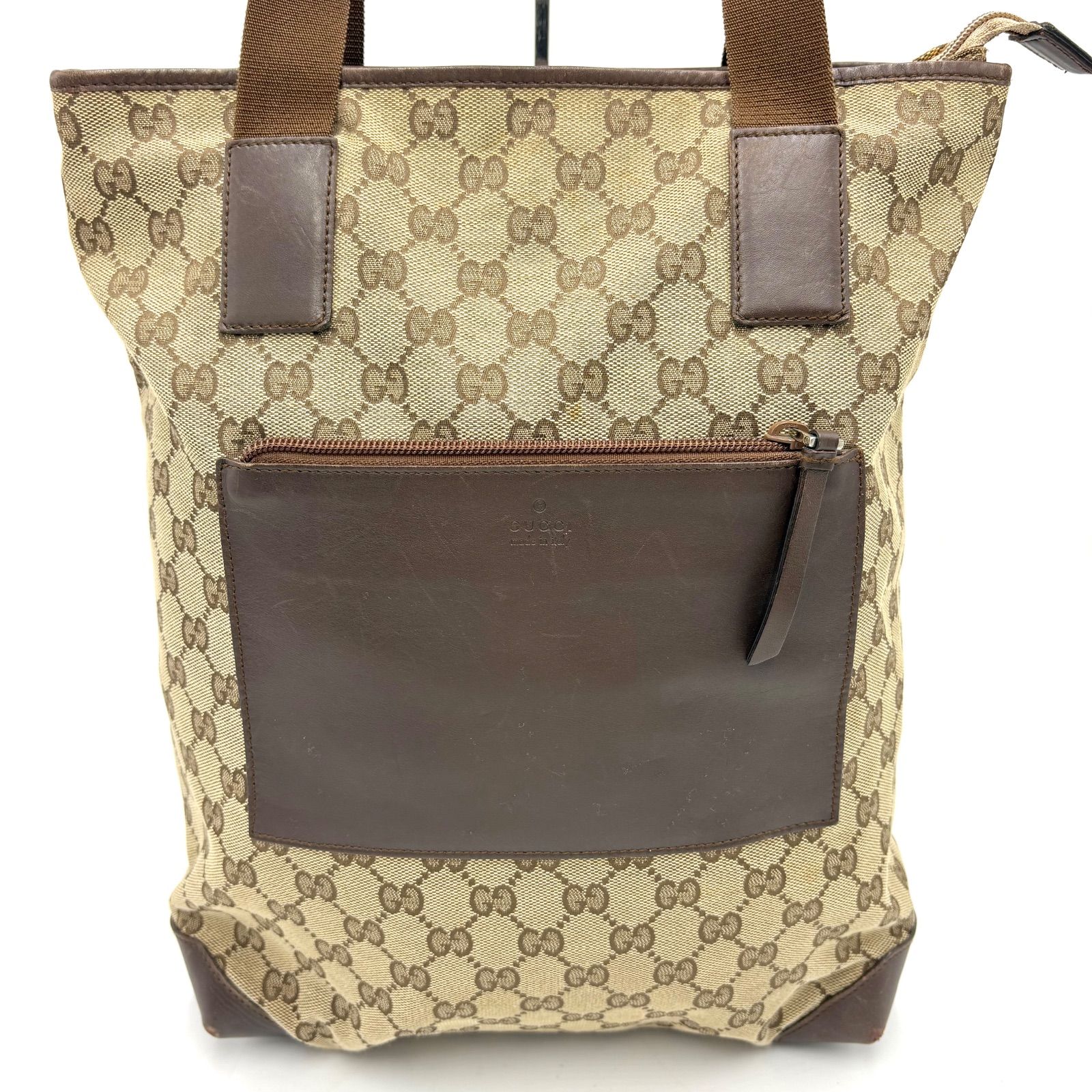 GUCCI グッチ GGキャンバス トートバッグ ショルダーバッグ A4肩掛け可