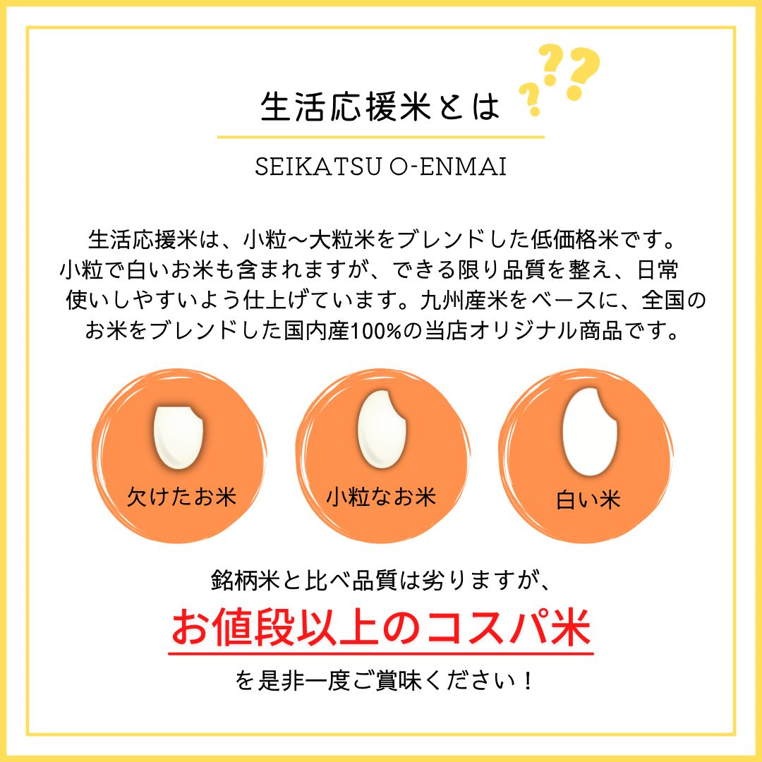 生活応援米 20kg《令和7年産》高品質・コスパ米 - メルカリ