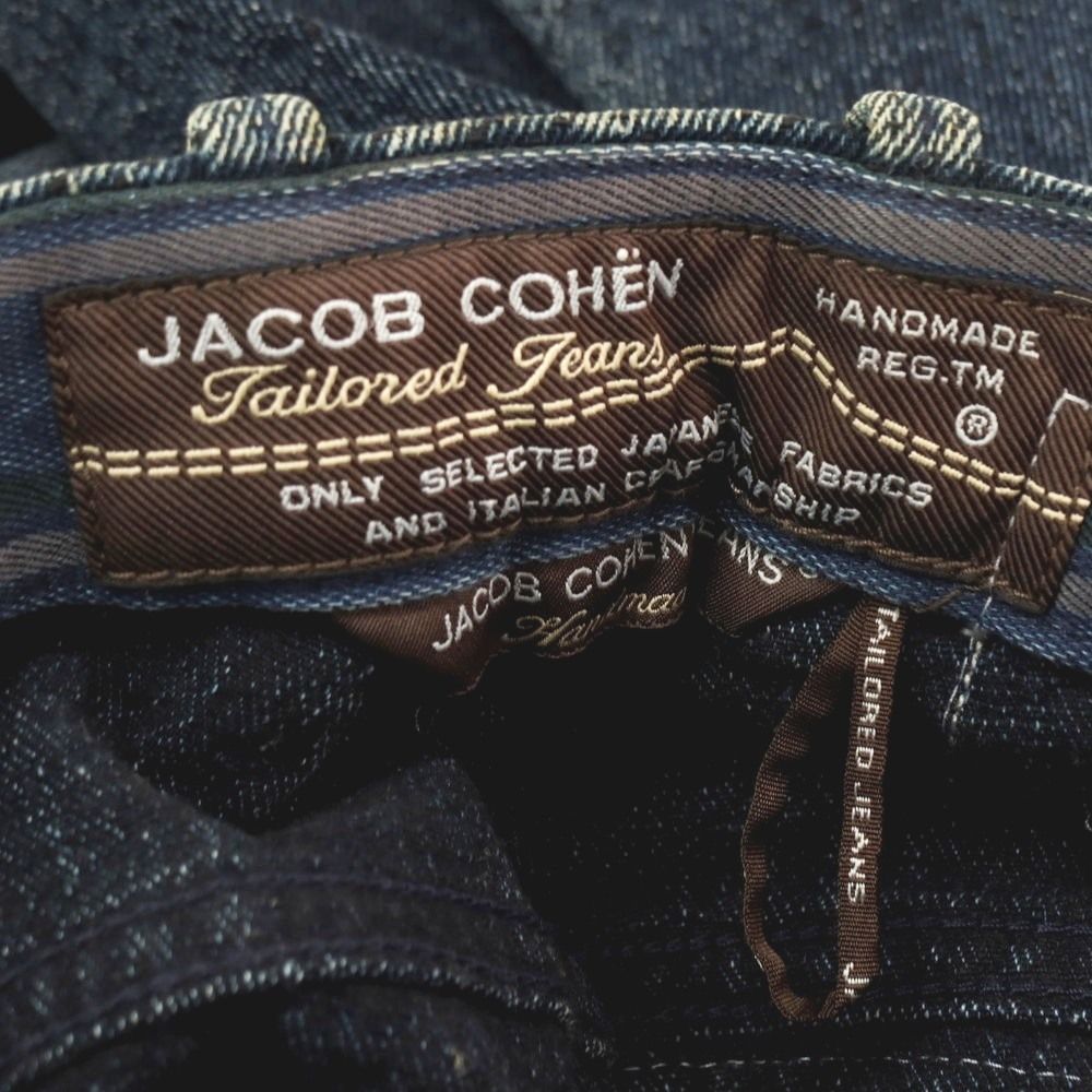 【中古】ヤコブコーエン JACOB COHEN J622 SEATTLE コットンアクリル パッチワーク デニムパンツ ネイビー【サイズ34】【メンズ】 中古】ヤコブコーエン JACOB COHEN J622 SEATTLE コットンアクリル