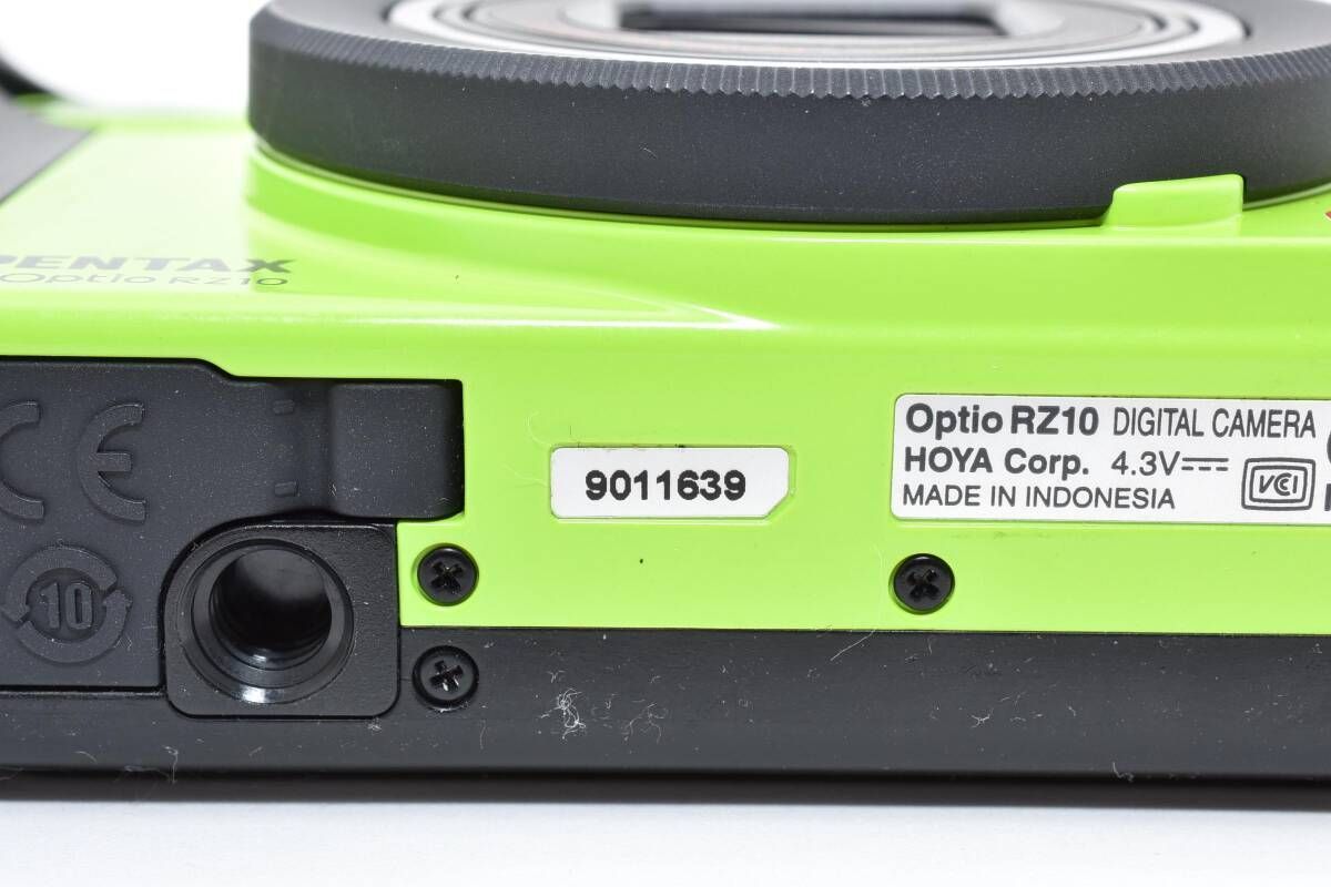 PENTAX optio RZ10 ライムグリーン 【公式通販】