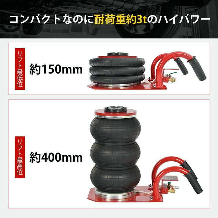 送料無料】ジャッキ ガレージジャッキ フロアジャッキ エアージャッキ 