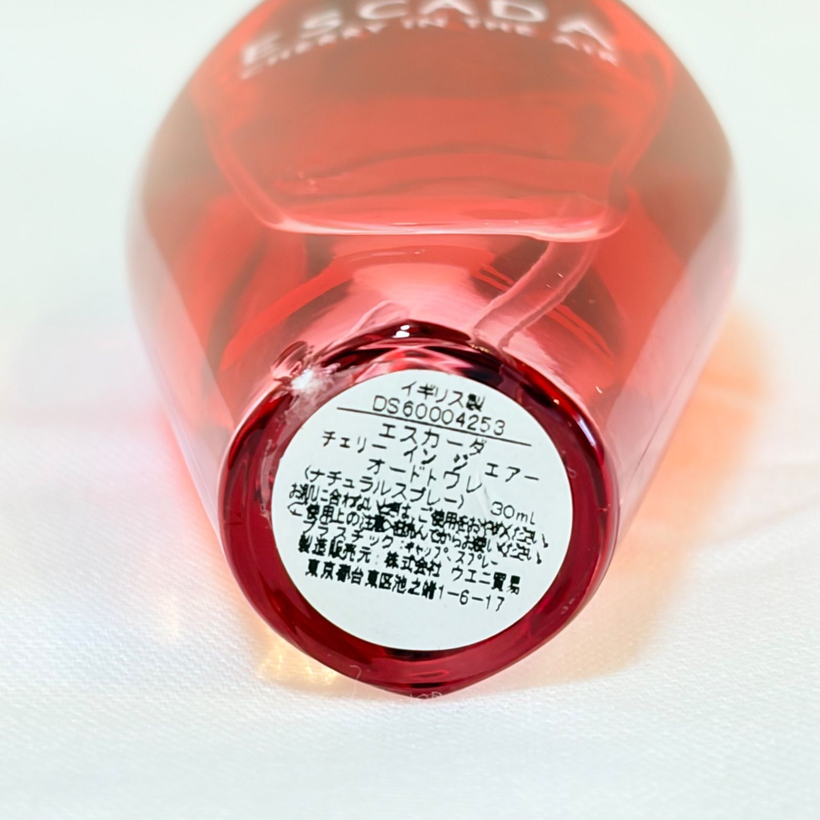 希少エスカーダ チェリーインジ エアーEDT100ml エスカーダ ⁄ チェリー