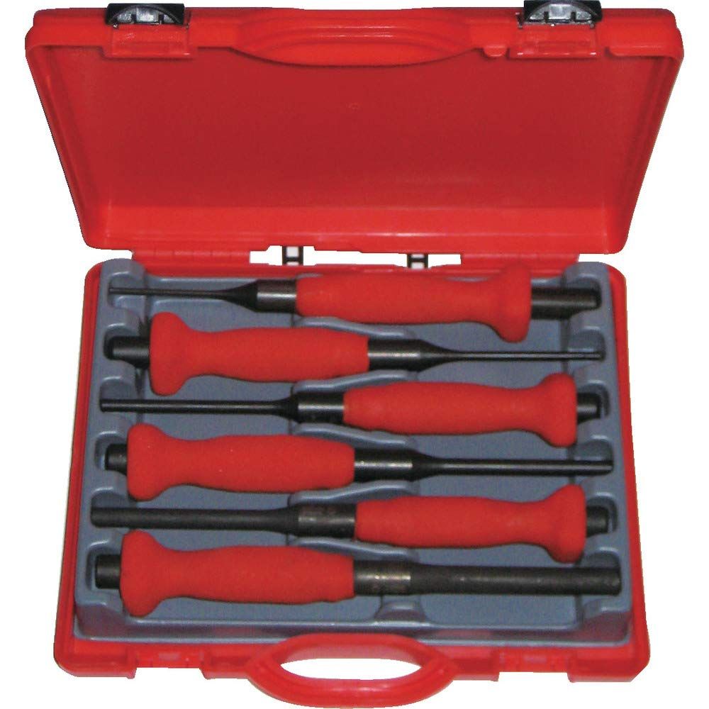 新品 RACODON ハンドル付 平行ピンポンチ 6本セット 20420BP